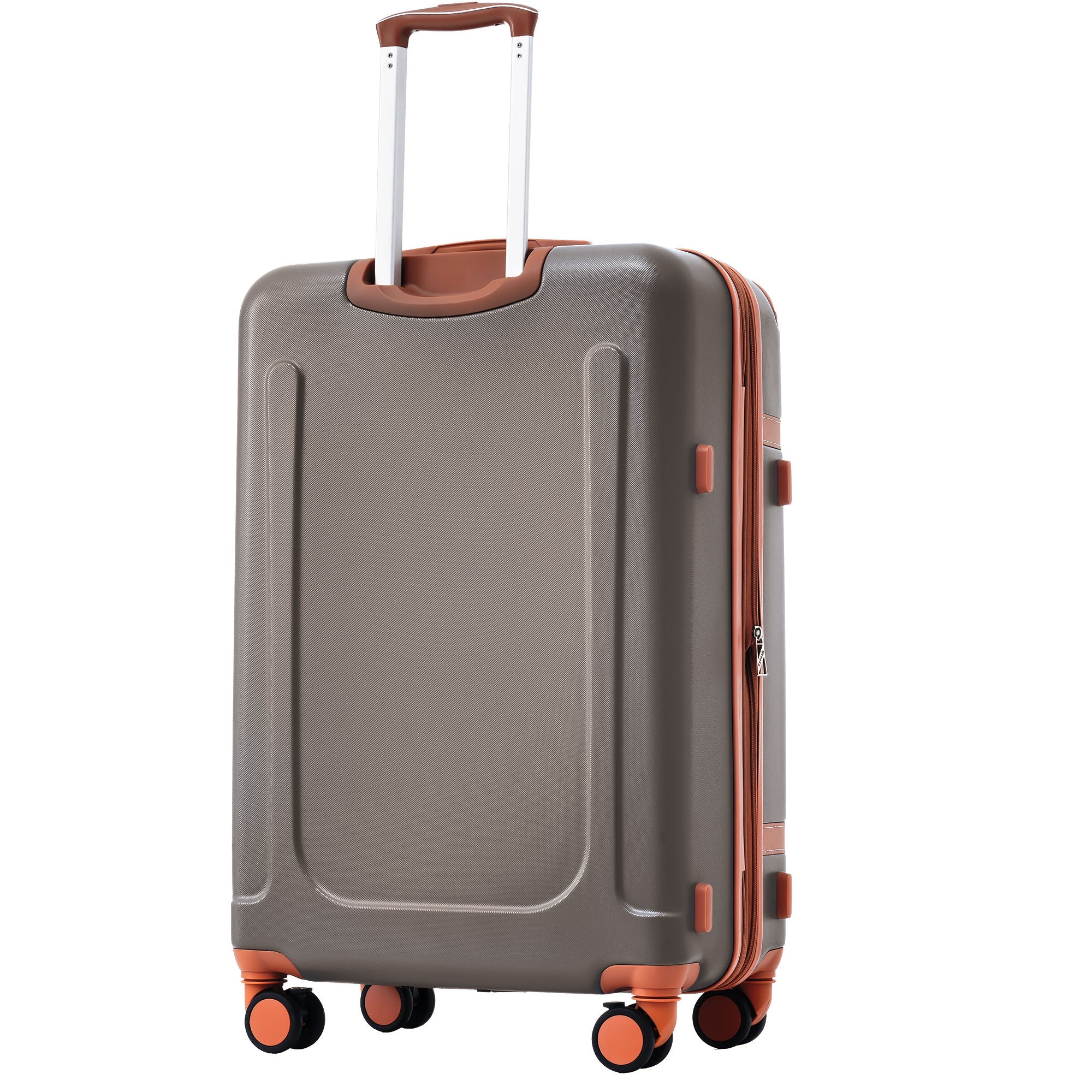 Logidon harde koffer bruin, 24 inch, 4 wielen, TSA