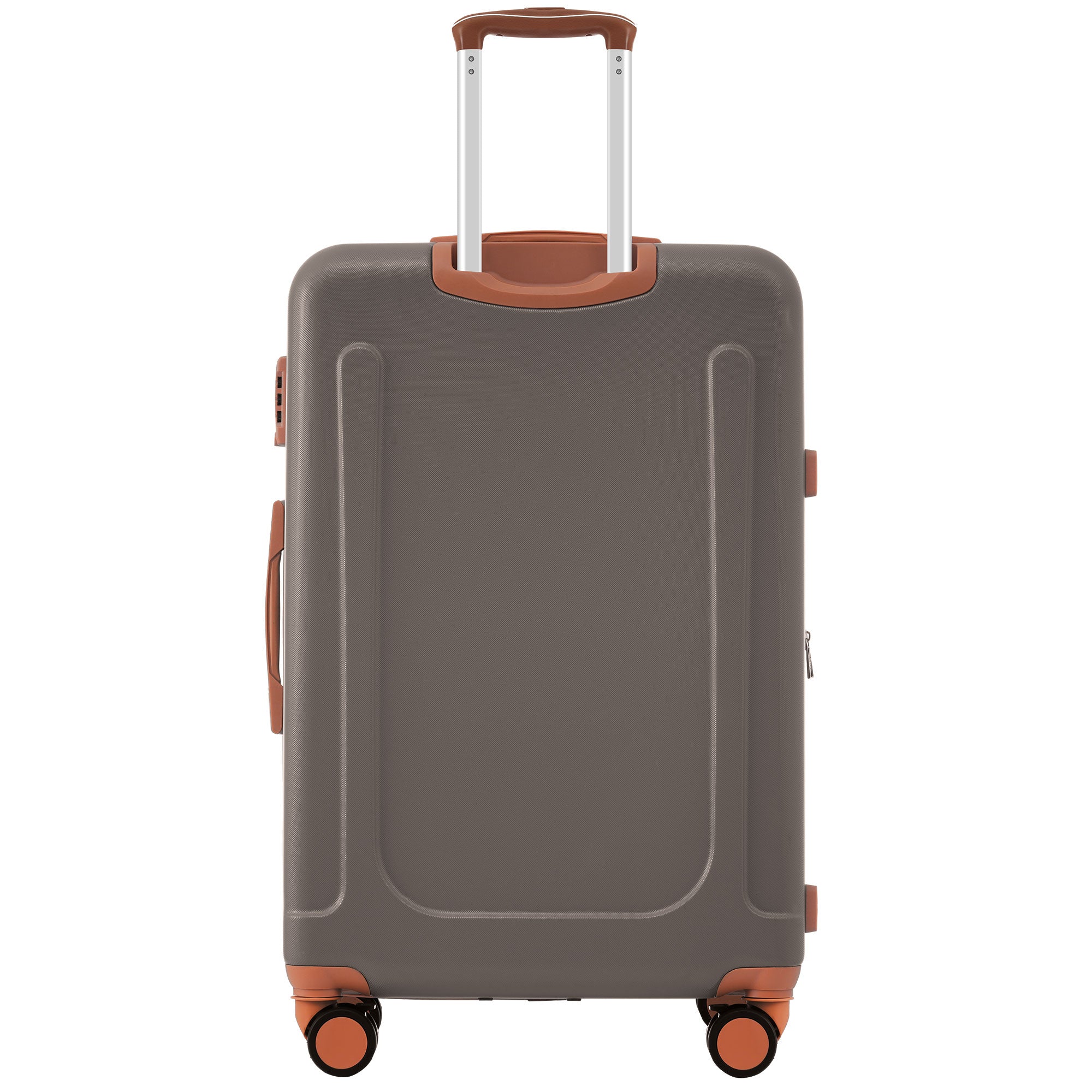 Logidon Kofferset 3-delig Bruin Hardshell Koffer 4 Wielen TSA
