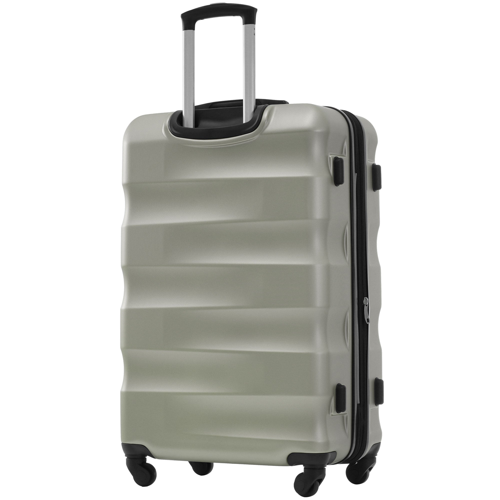 Logidon Hard Shell Suitcase Set Green Gold Set of 3 TSA 4 Wheels