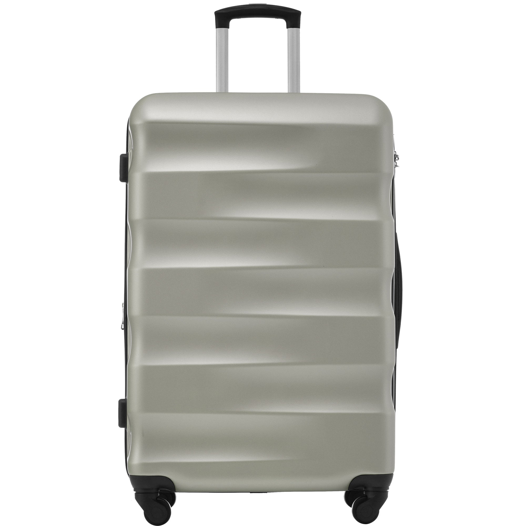 Logidon Hard Shell Suitcase Set Green Gold Set of 3 TSA 4 Wheels