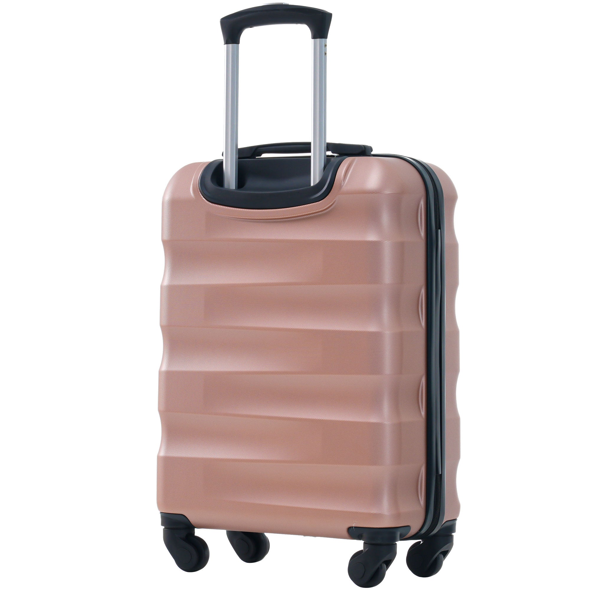 Logidon hardschalige koffer roze 56,5x36x20 cm 4 wielen TSA