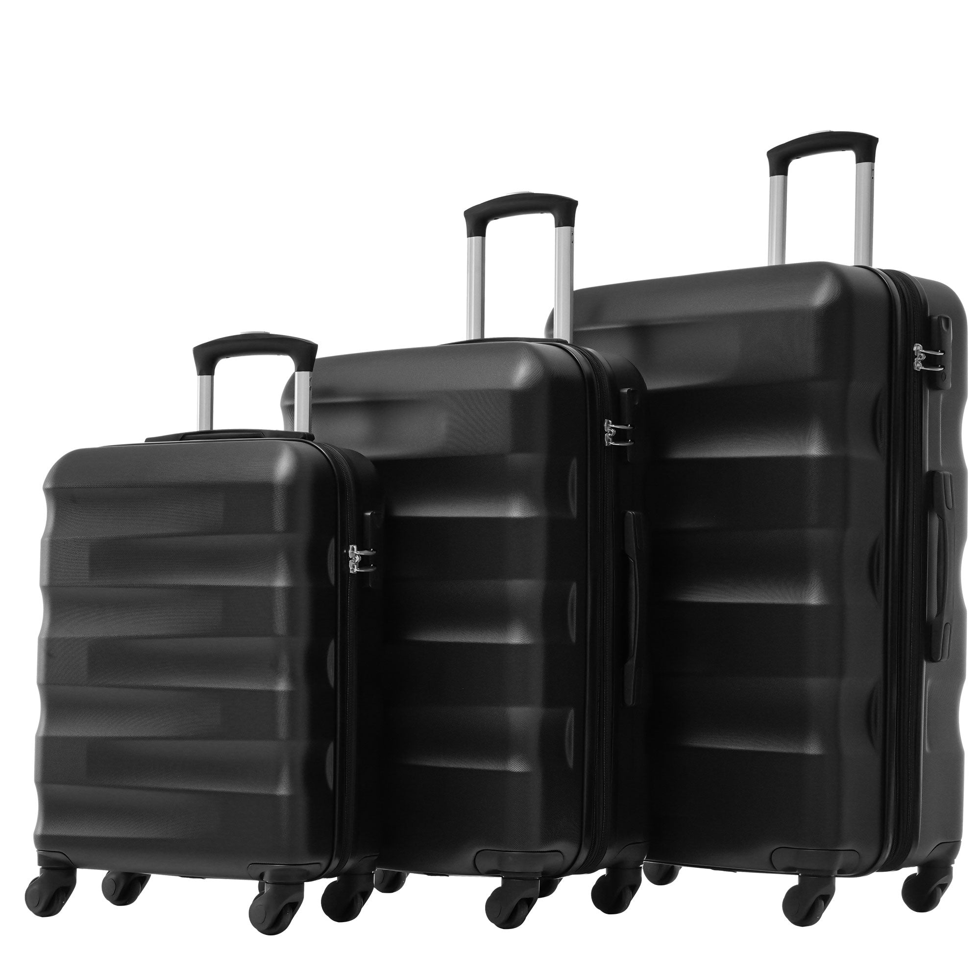 Logidon hardcase zwart 56,5 x 36 x 20 cm 4 wielen TSA