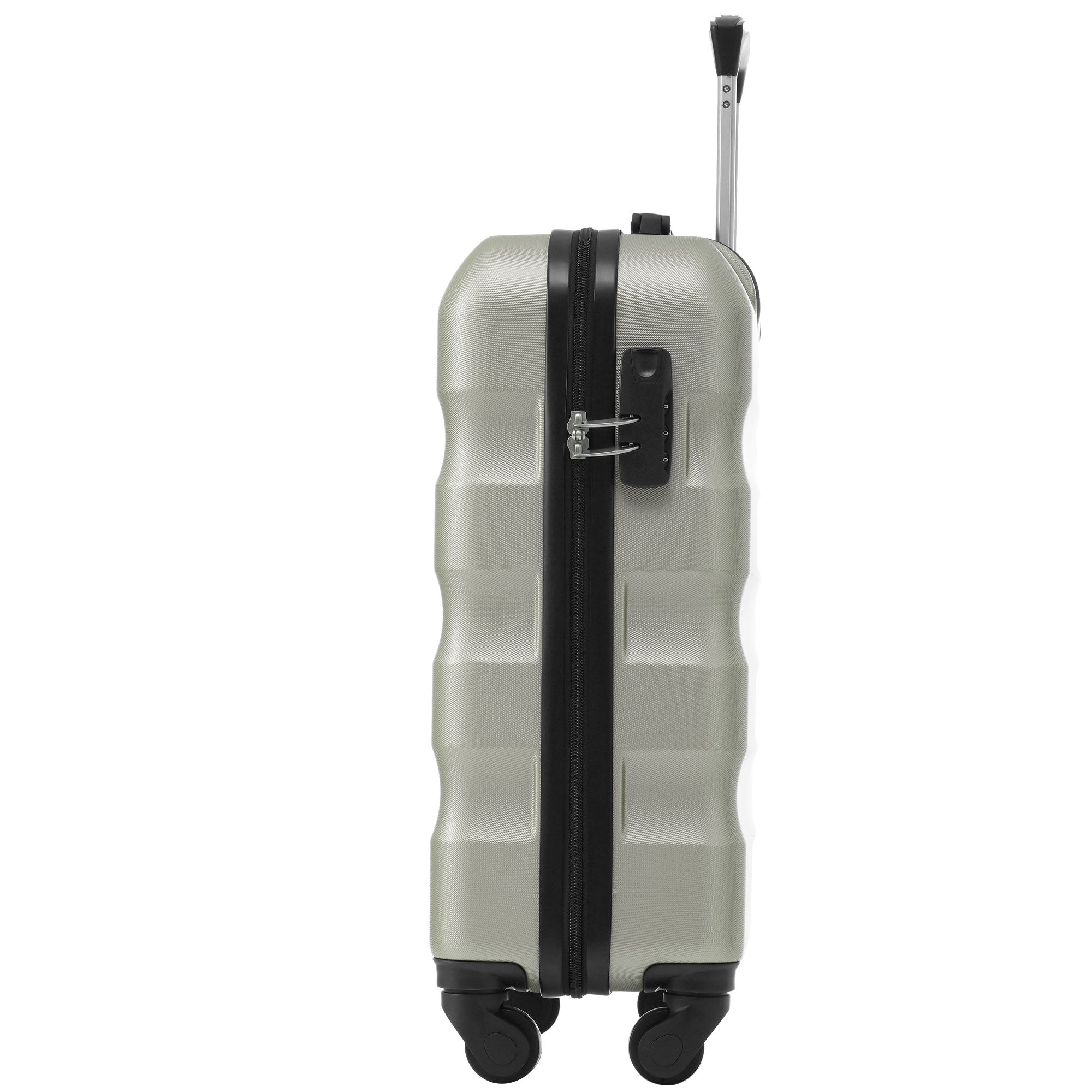 Logidon Hardshell Koffer 20 Inch 4 Wielen Groen Goud TSA