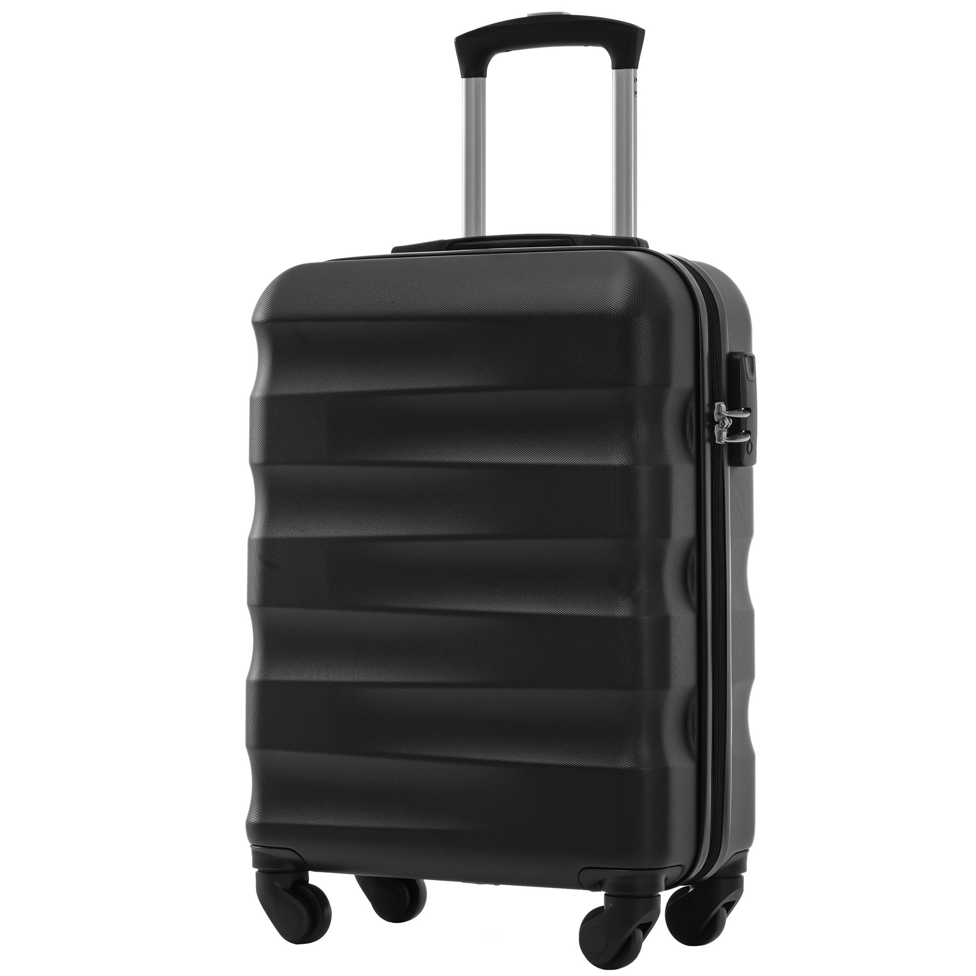 Logidon hardcase zwart 56,5 x 36 x 20 cm 4 wielen TSA
