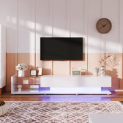 Logidon TV-kasten hoogglans wit met LED-verlichting