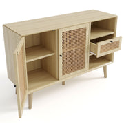 Logidon dressoir eiken rotan geweven 120x40x80 cm