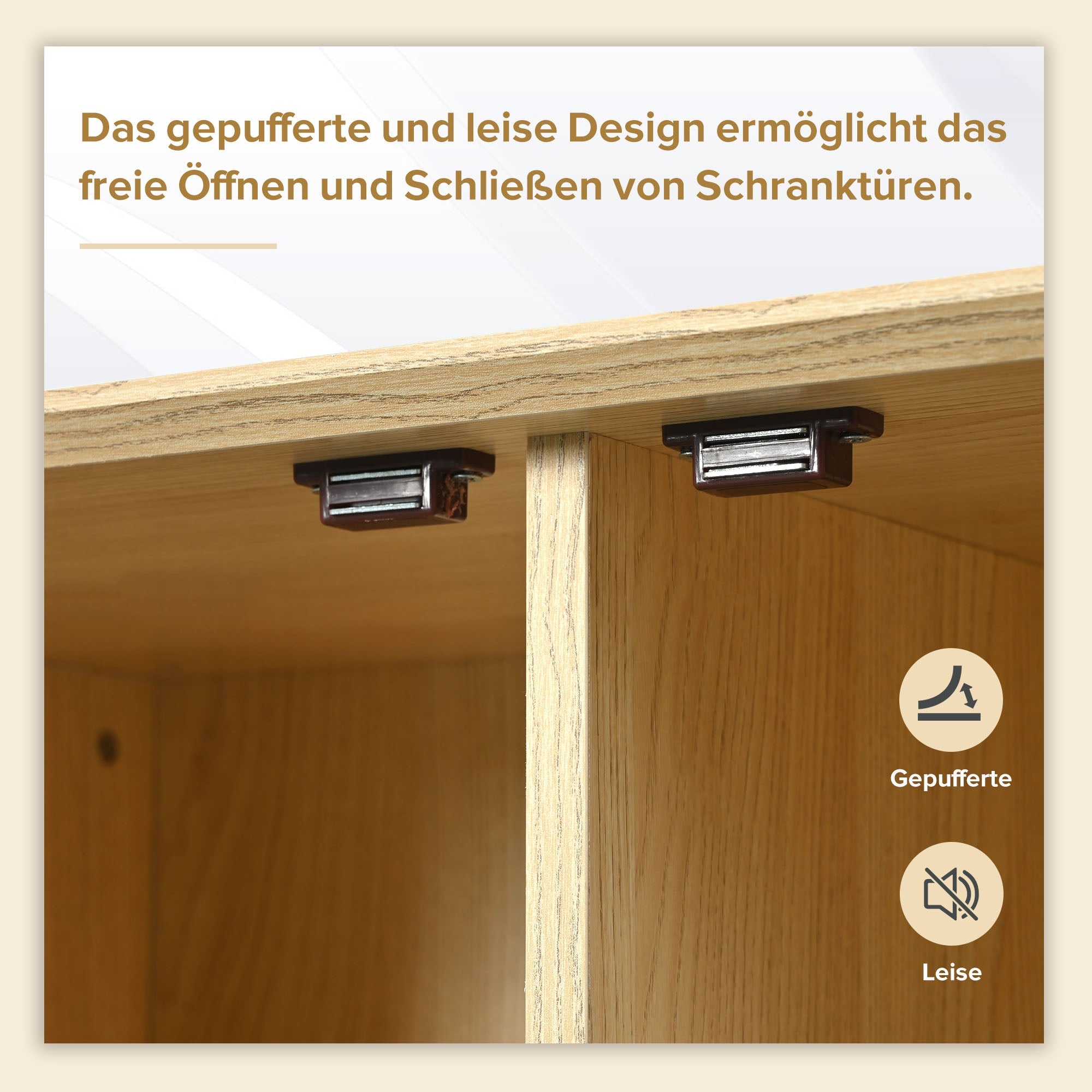 Logidon dressoir eiken rotan geweven 120x40x80 cm