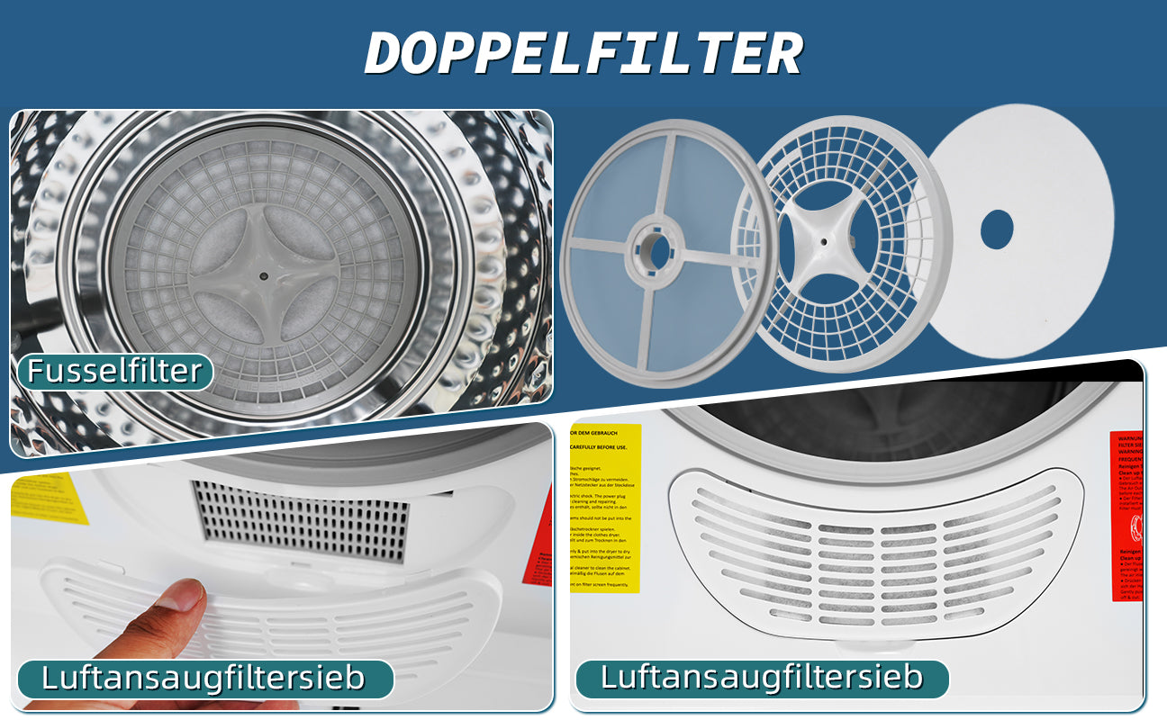 Logidon afzuigkap wandmontage 3kg 5 programma's 830W wit