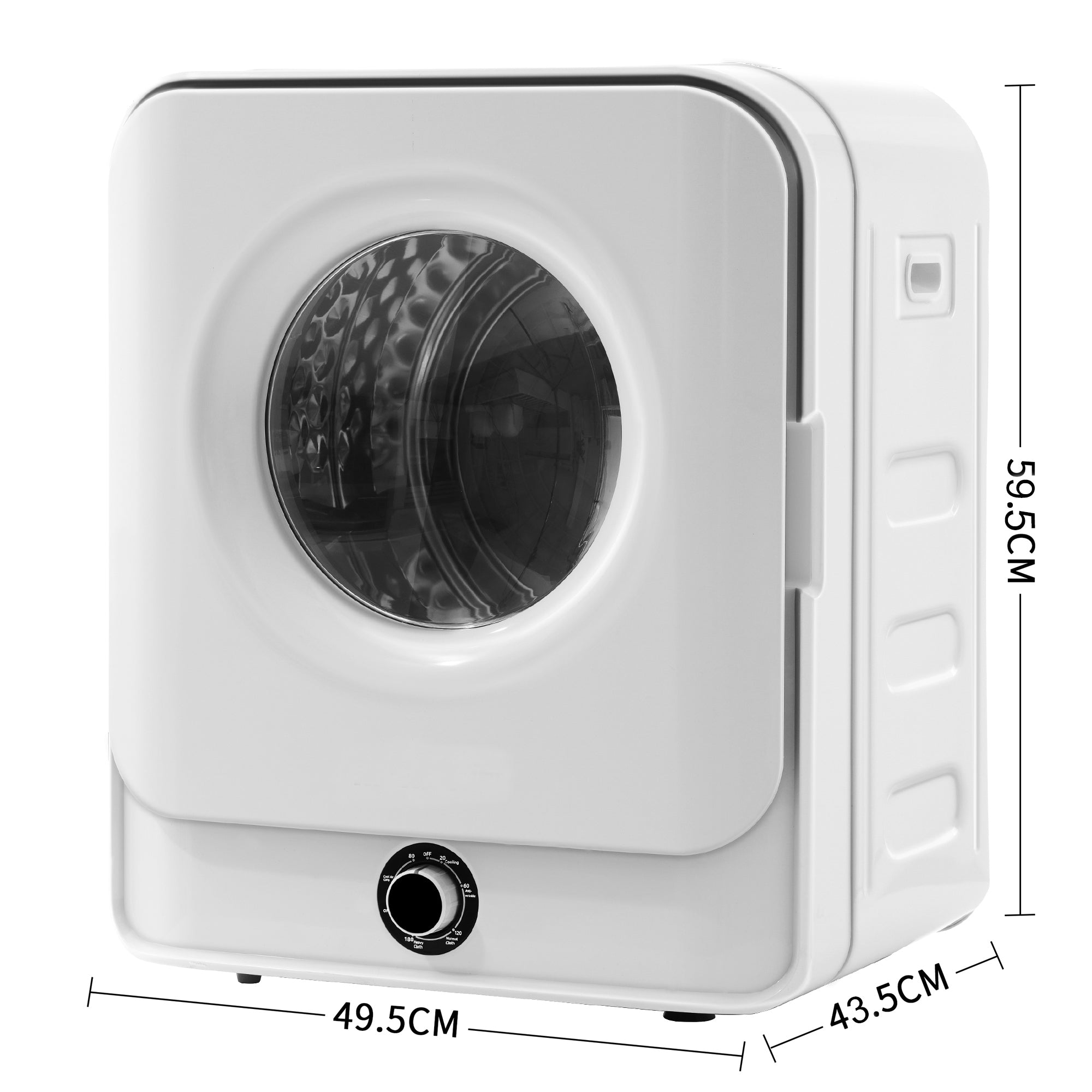 Logidon afzuigkap wandmontage 3kg 5 programma's 830W wit
