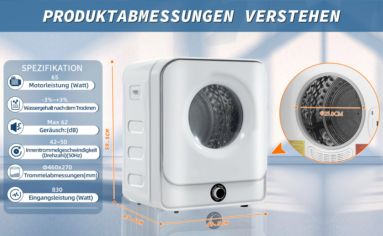 Logidon afzuigkap wandmontage 3kg 5 programma's 830W wit