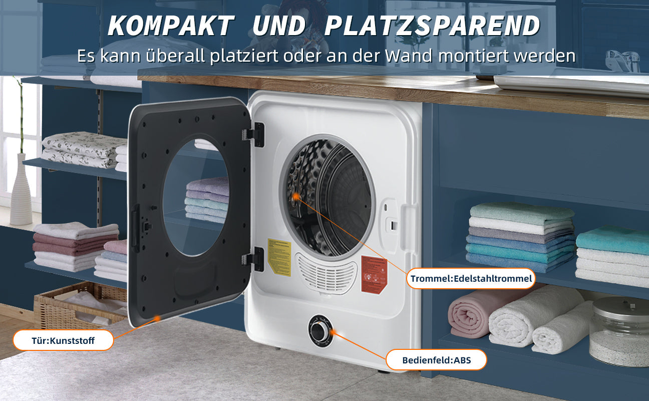 Logidon afzuigkap wandmontage 3kg 5 programma's 830W wit