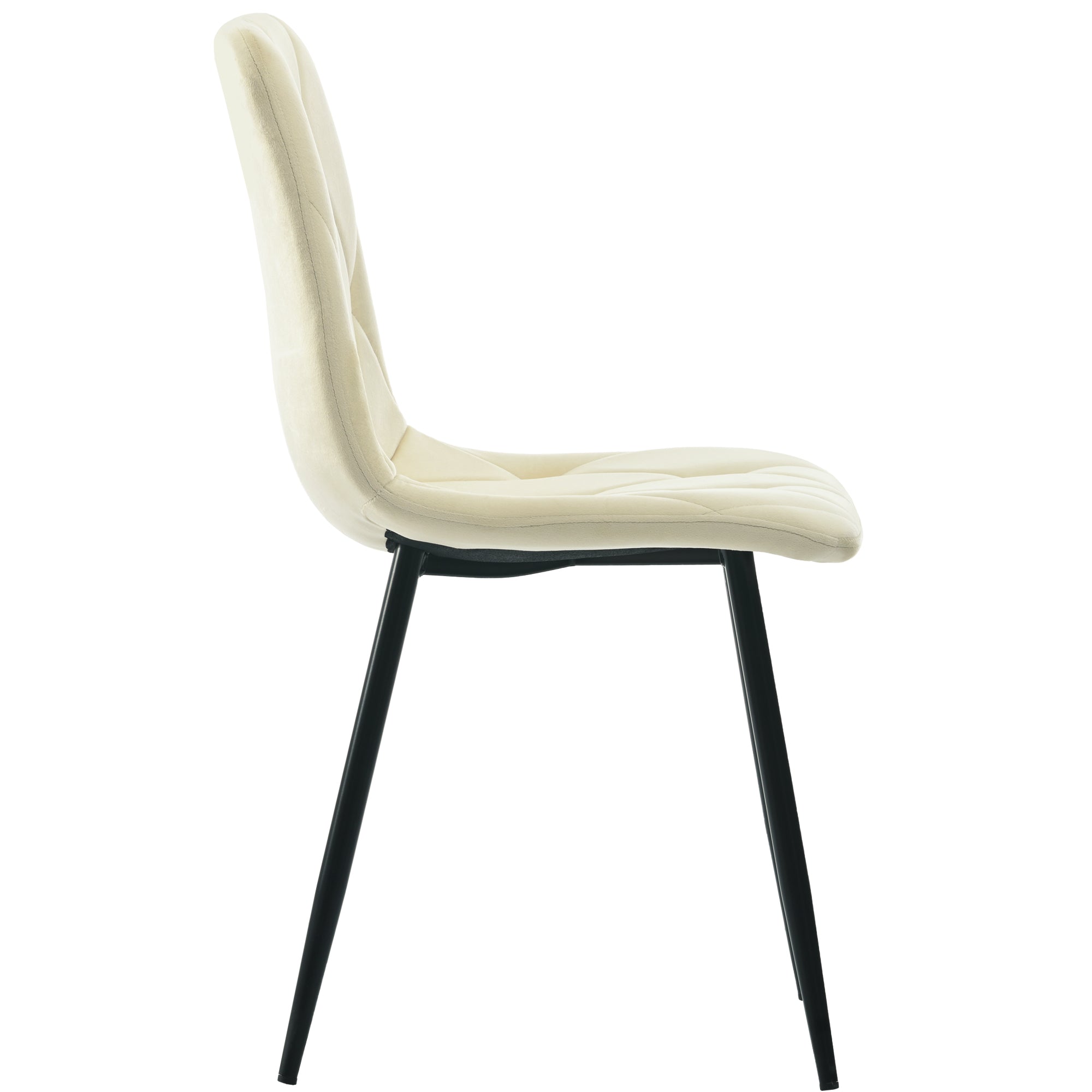 Logidon eetgroep 117x68 cm eettafelset beige twill fluwelen stoelen gouden poten