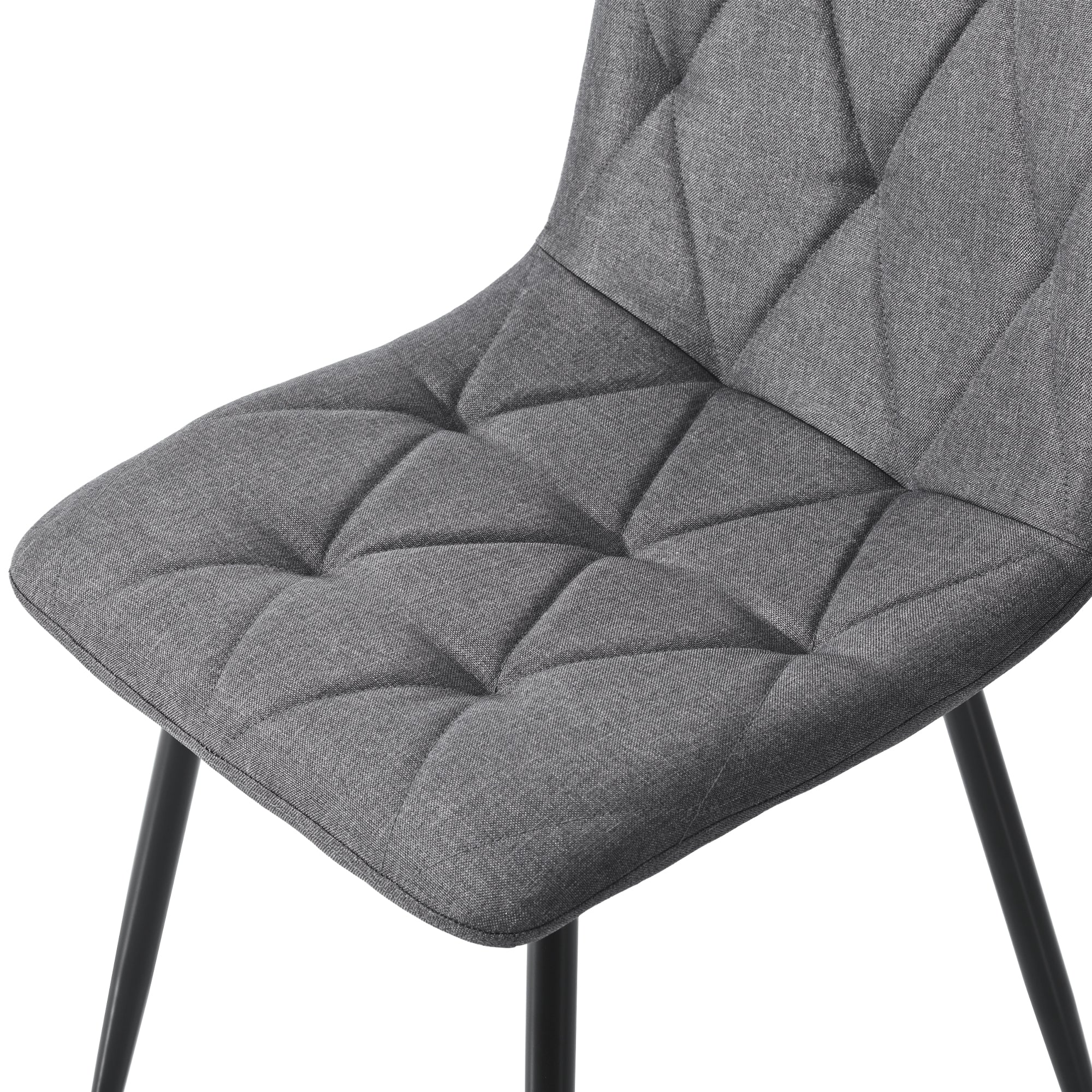 Logidon Eettafelset 117x68 cm Donkergrijze stoelen 4 met gouden poten