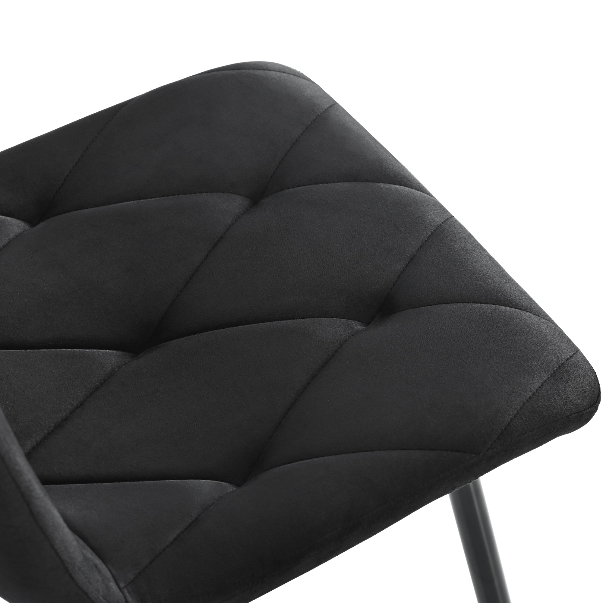 Logidon eetgroep eettafel 117x68 cm set met 4 stoelen zwart