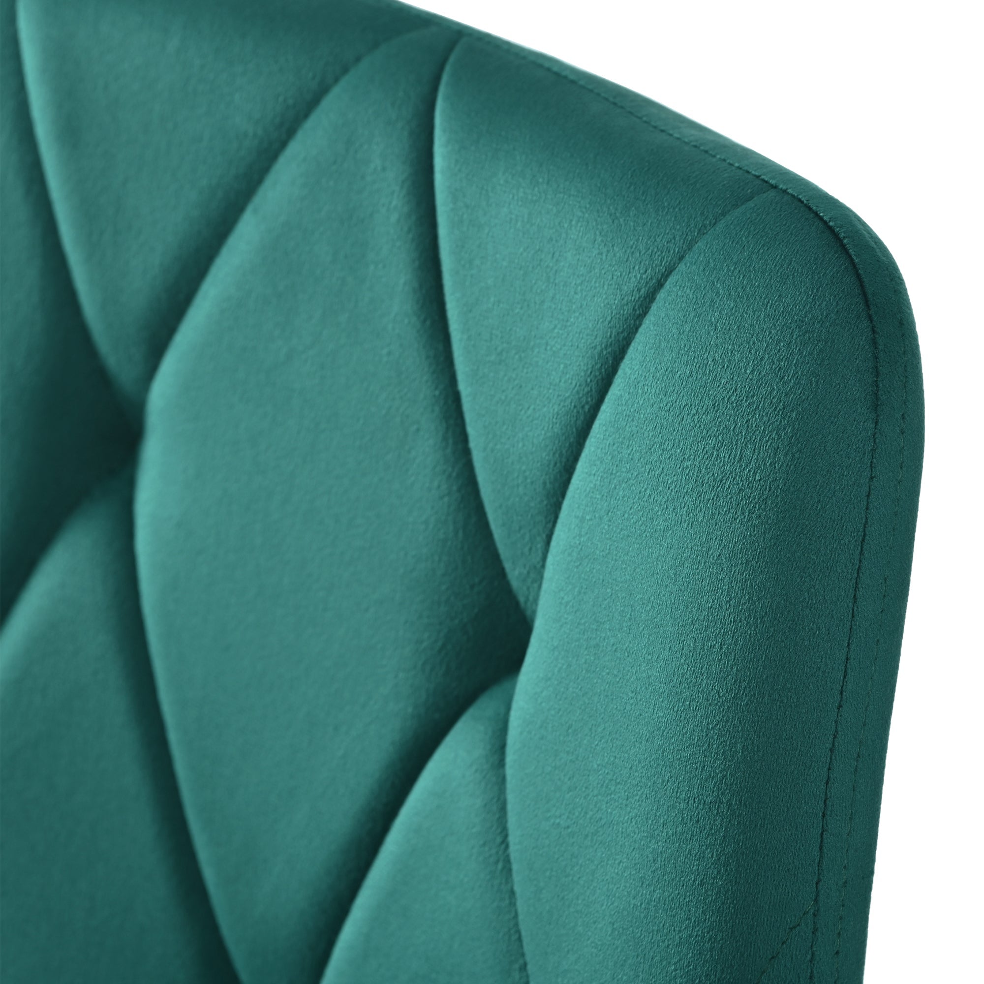 Logidon eettafelset 117x68 cm donkergroen fluwelen twill, 4 stoelen