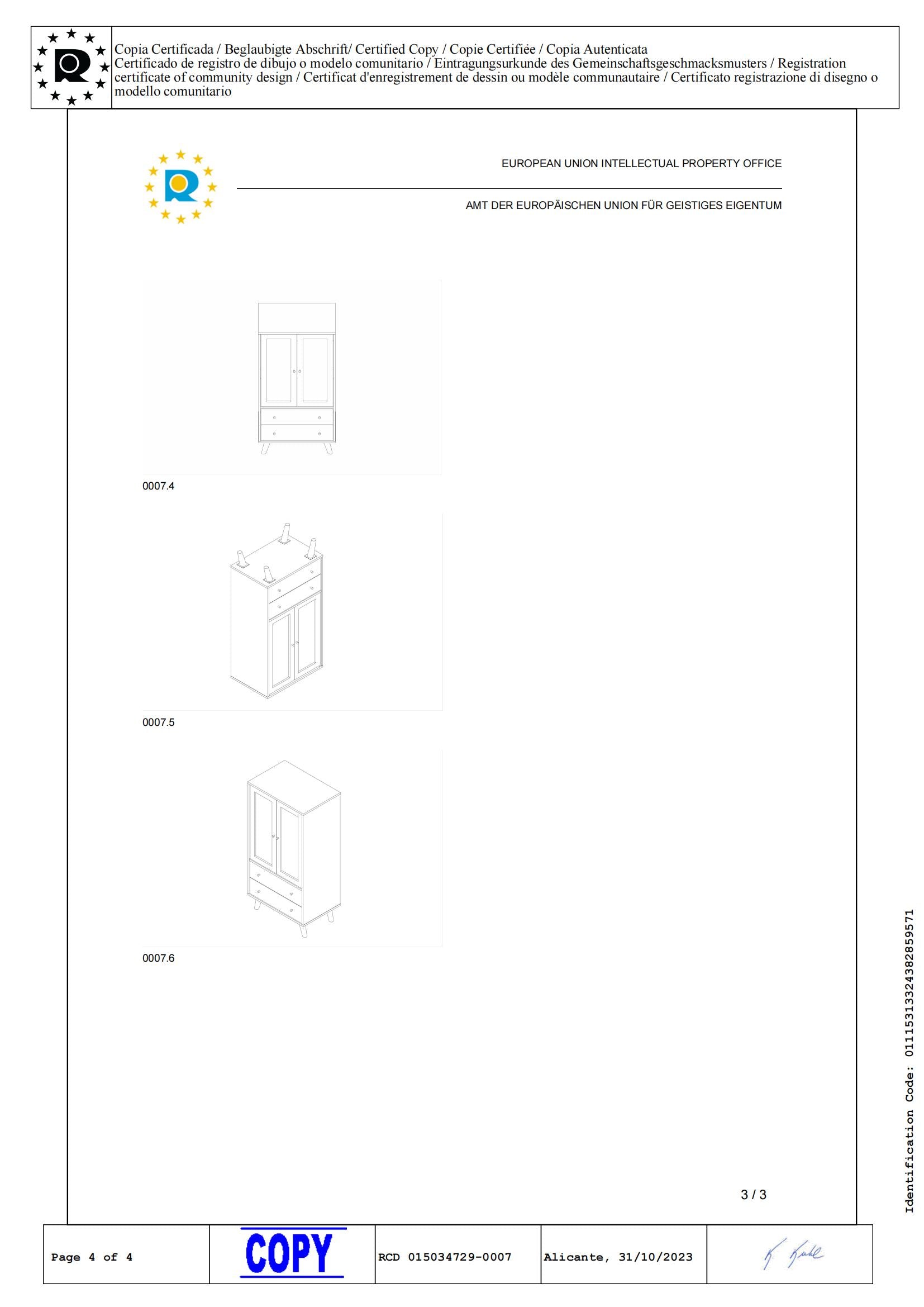 Logidon dressoir 60x120 cm eikenlook rotanlook 2 deuren 2 lades
