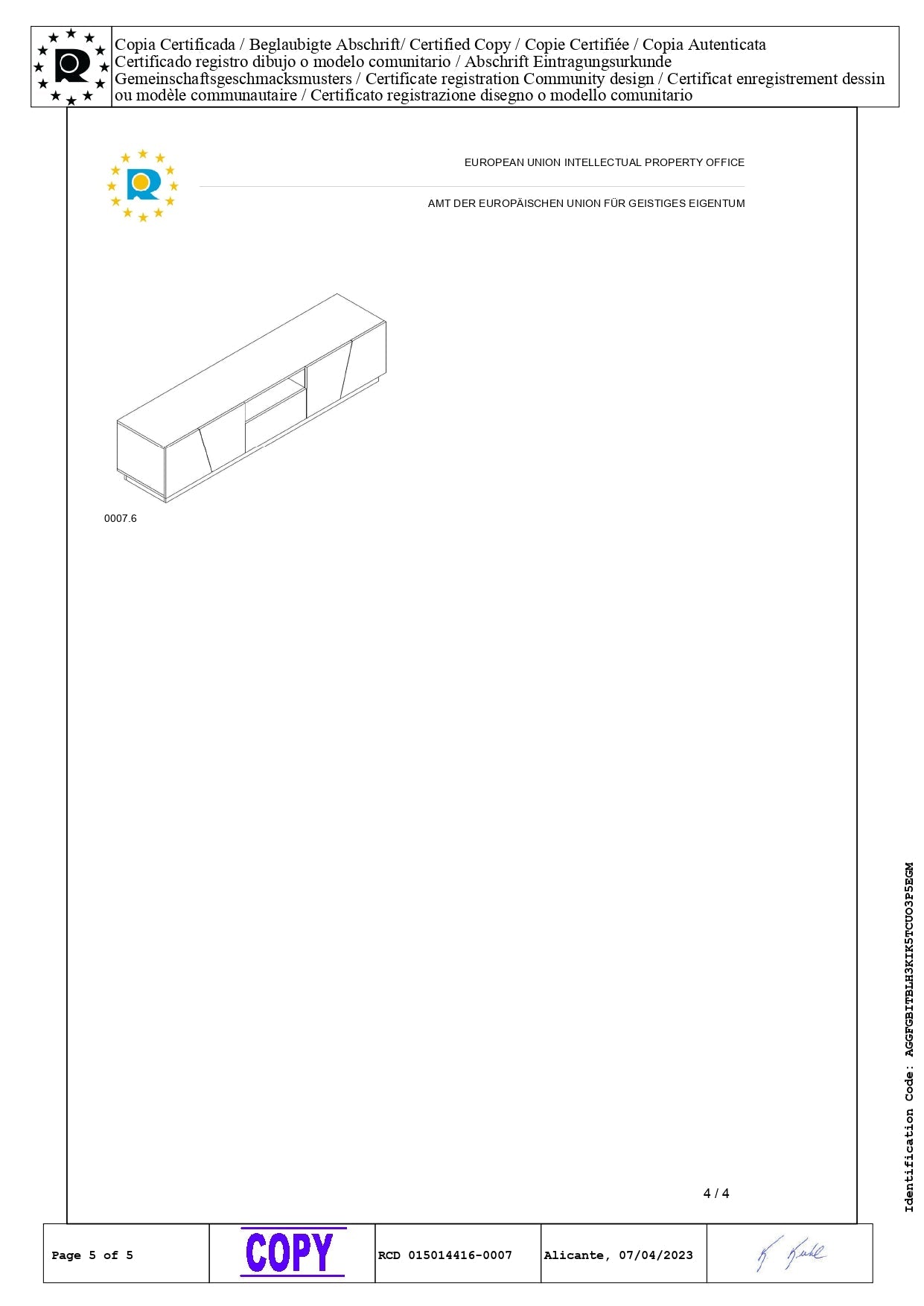 Logidon Modern tv-meubel 170 cm patchwork-design wit glanzende fronten
