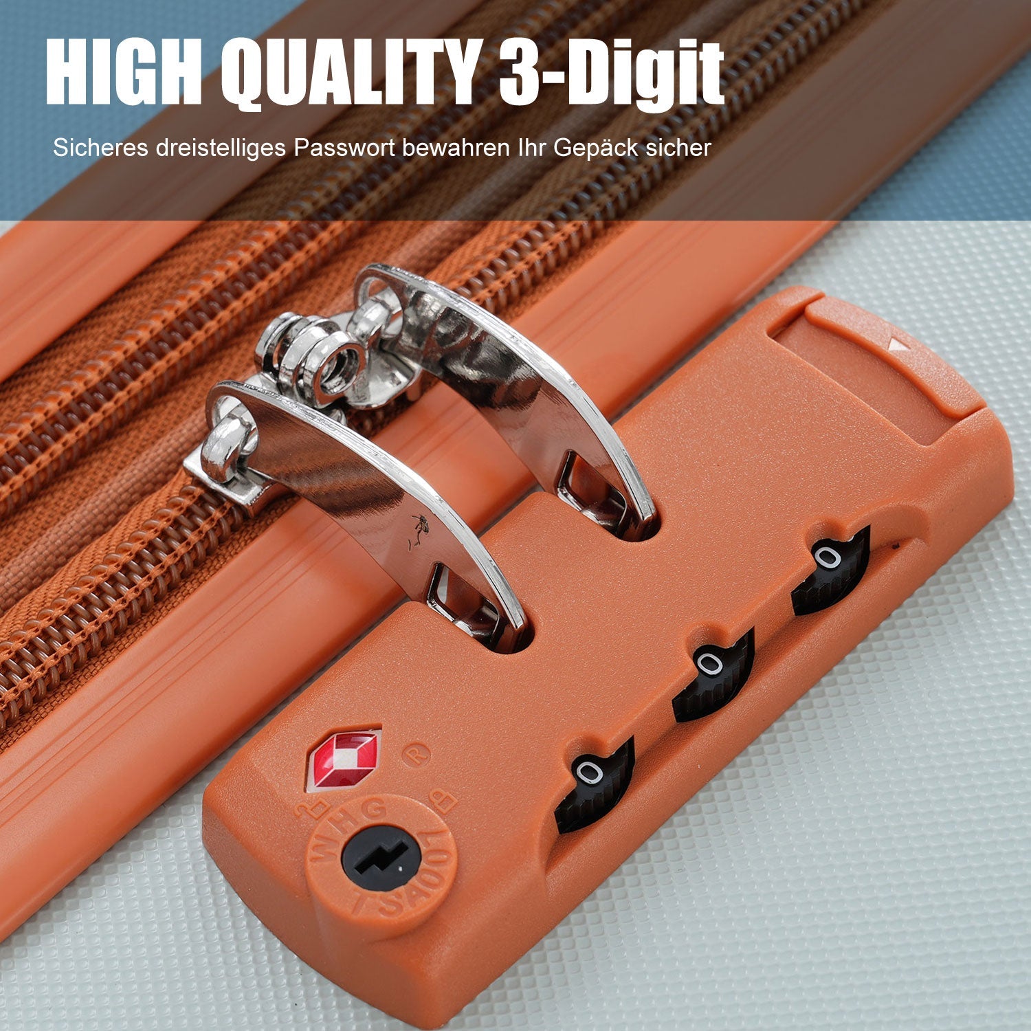Logidon hardschalige koffer 56x38,5x23,5 cm lichtgroen/bruin, 4 wielen