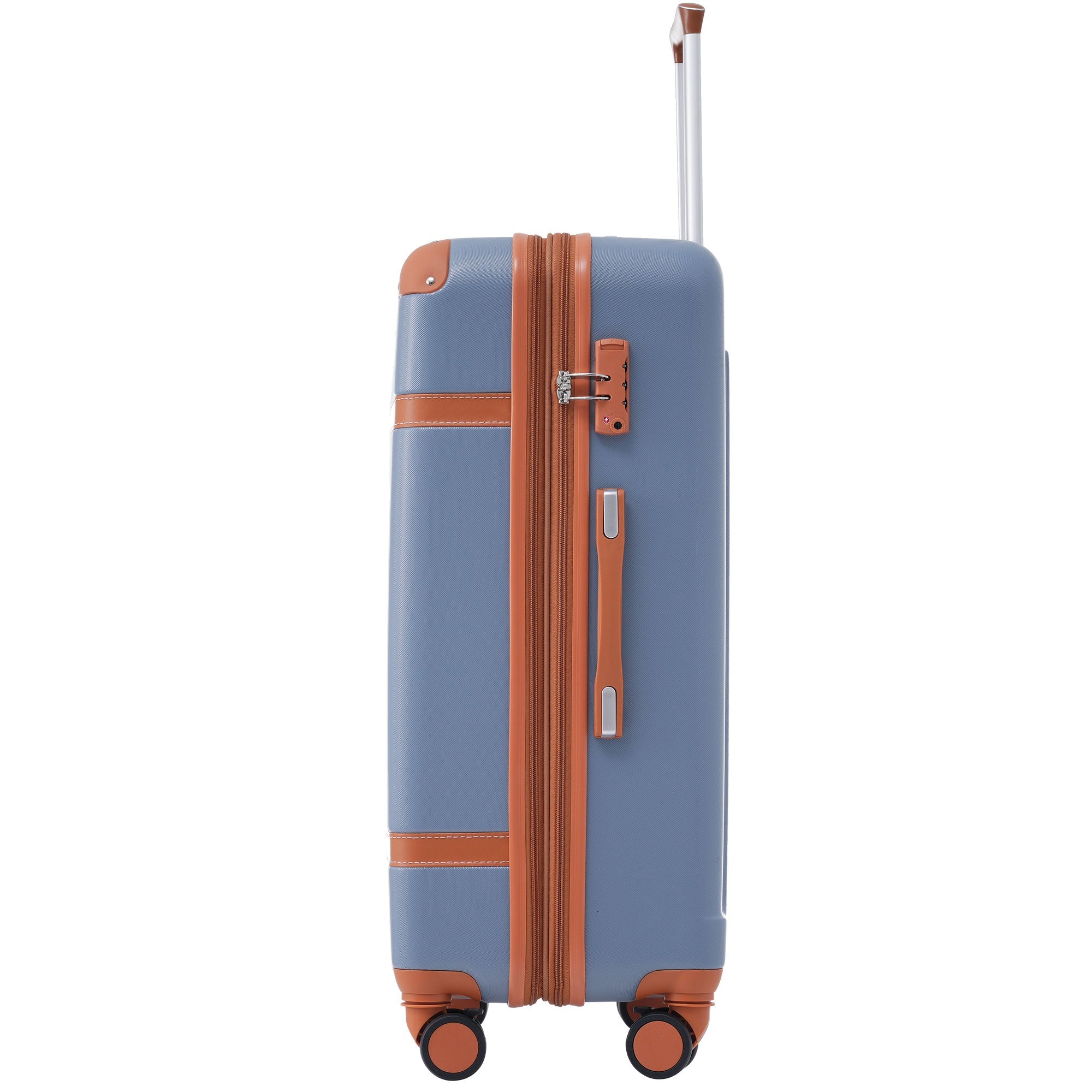 Logidon kofferset harde schaal haze blauw bruin set van 3 TSA