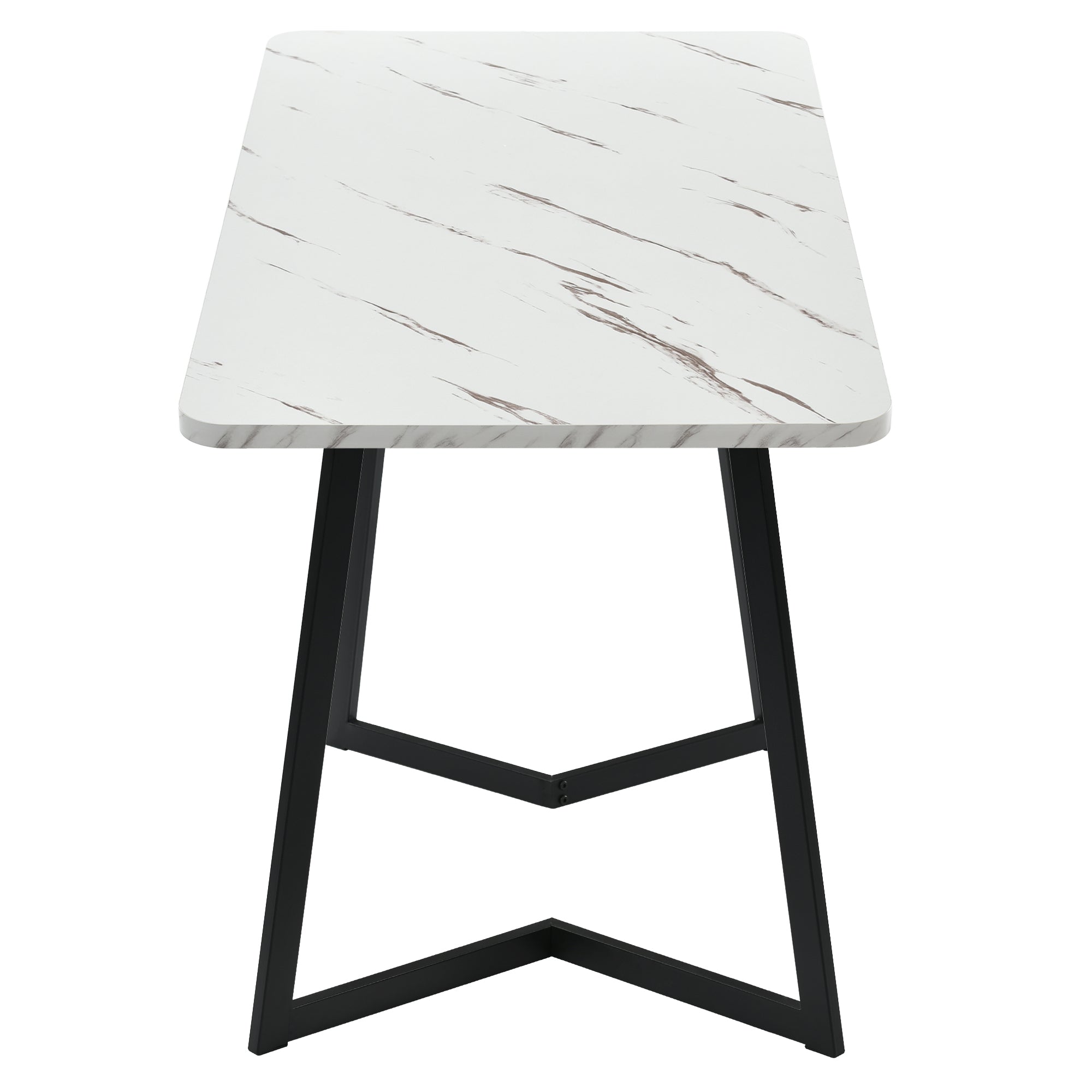 Logidon 117 cm eettafelset met vier stoelen donkergroen fluweel