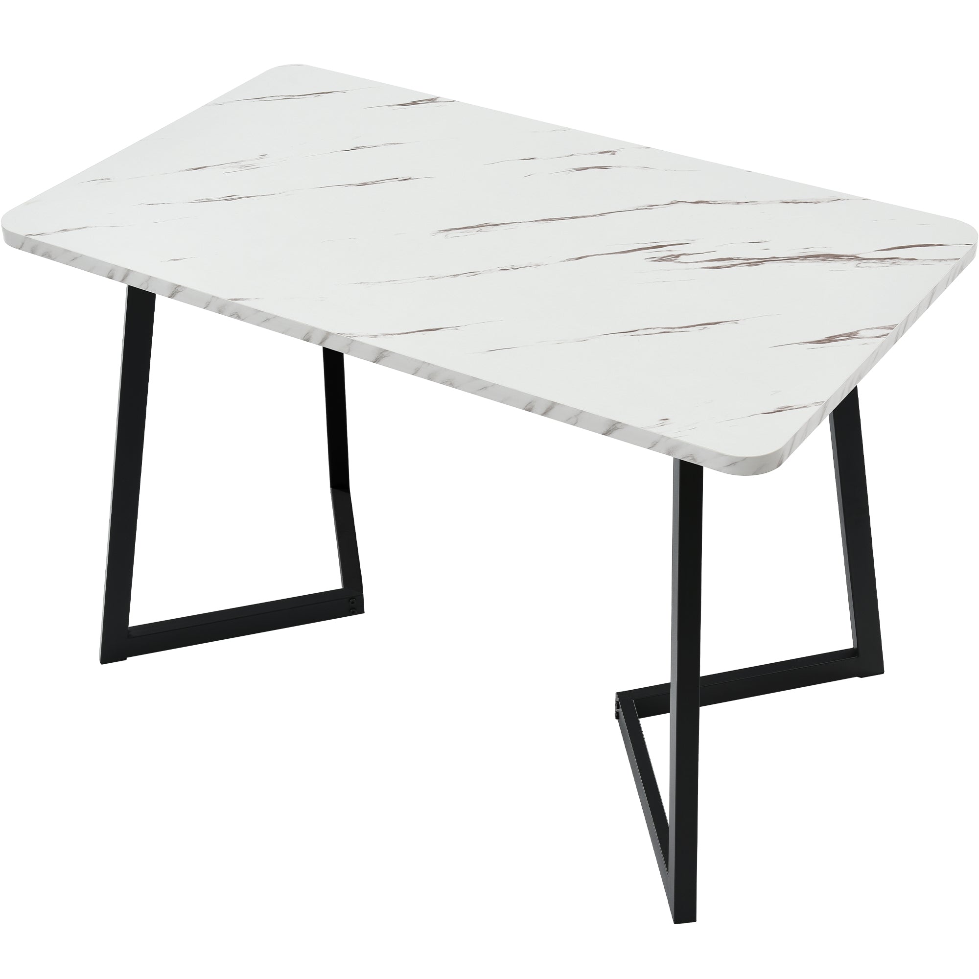 Logidon eettafelset 117x68 cm beige twill fluwelen stoelen zwarte poten