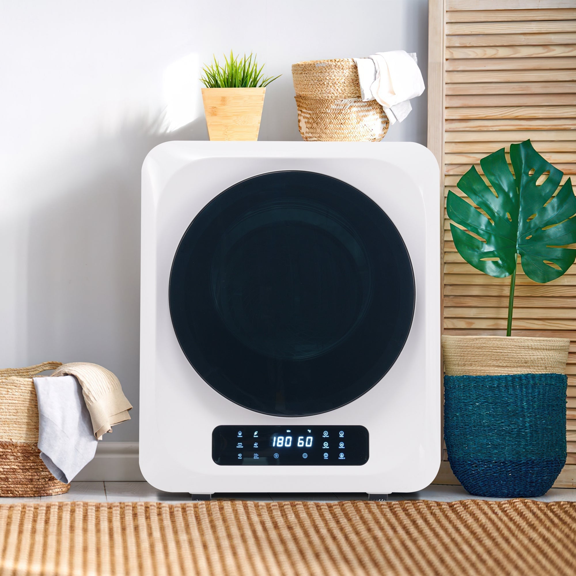 Logidon exhaust dryer white 2.5 kg to 4 kg 850 W multiple filtration