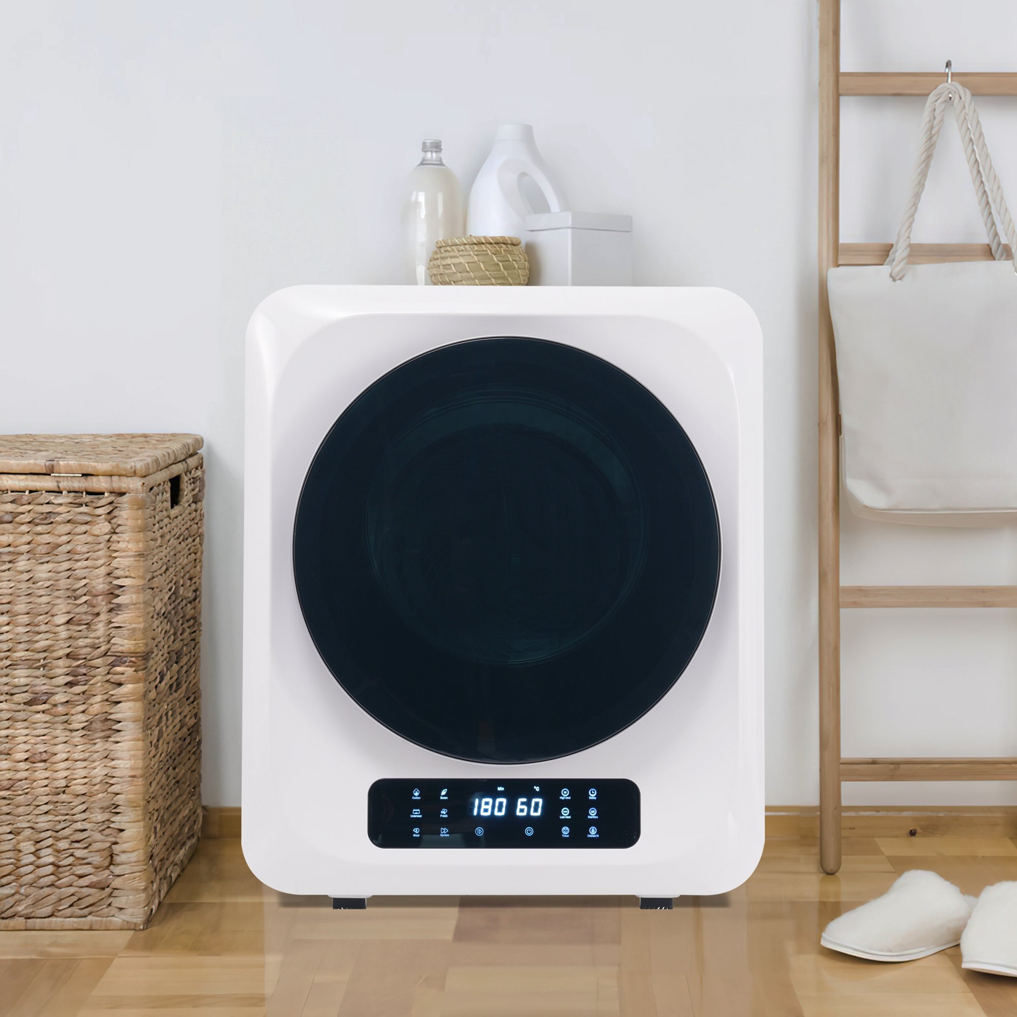 Logidon exhaust dryer white 2.5 kg to 4 kg 850 W multiple filtration