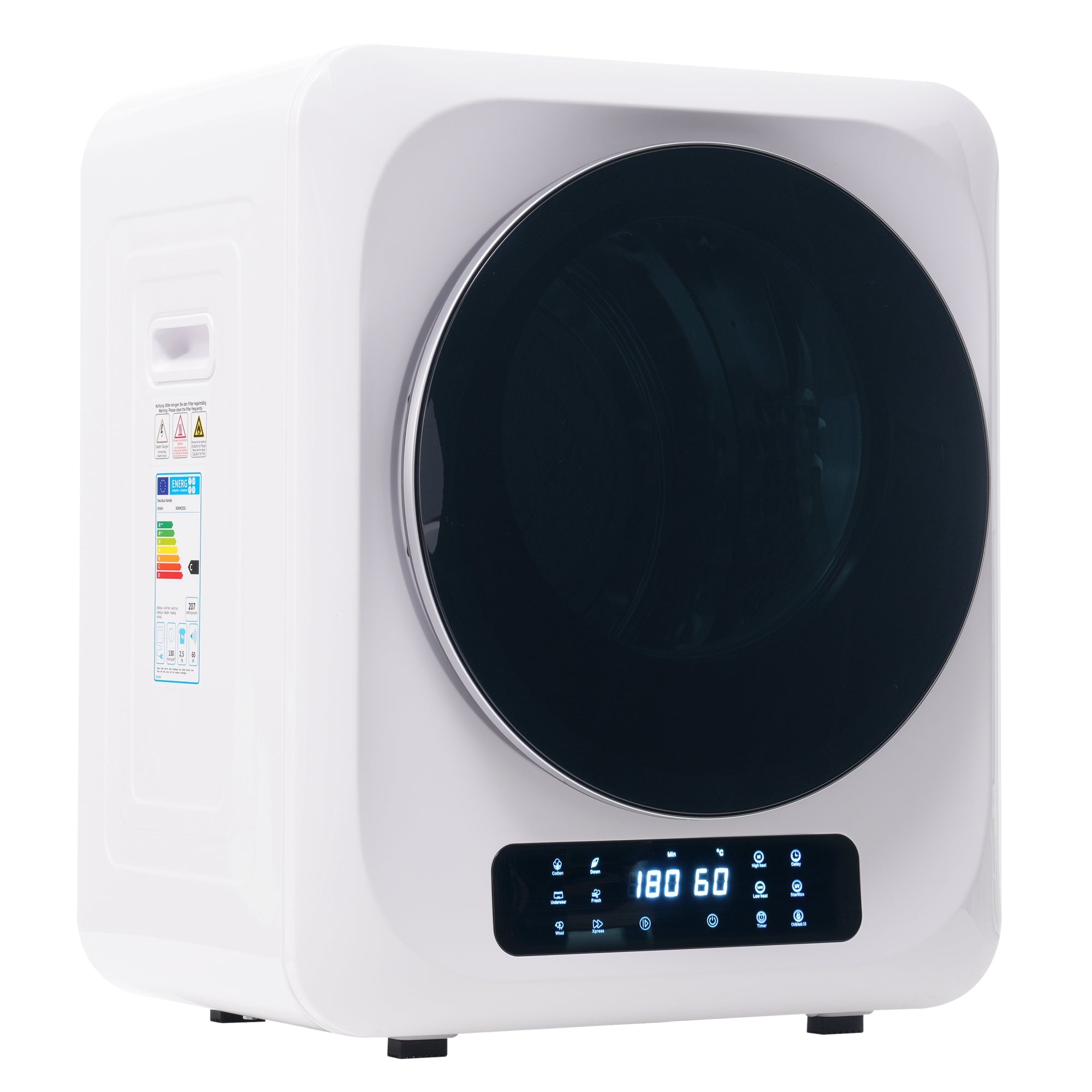 Logidon exhaust dryer white 2.5 kg to 4 kg 850 W multiple filtration