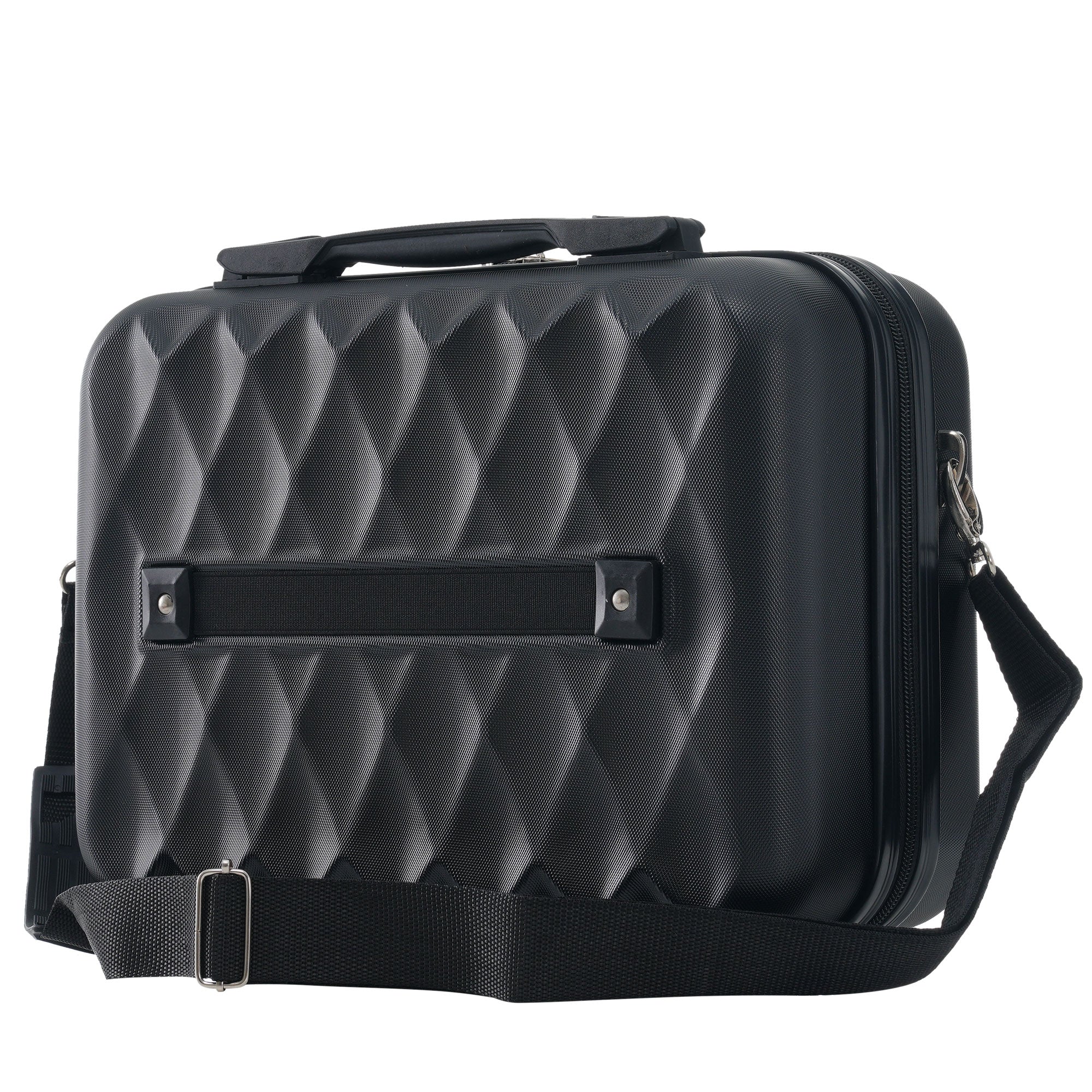 Logidon kofferset S M L XL harde schaalset met make-up tasje zwart