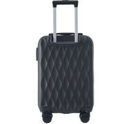 Logidon Hardshell Koffer Zwart TSA 4 Wielen 36x23x56 Cm