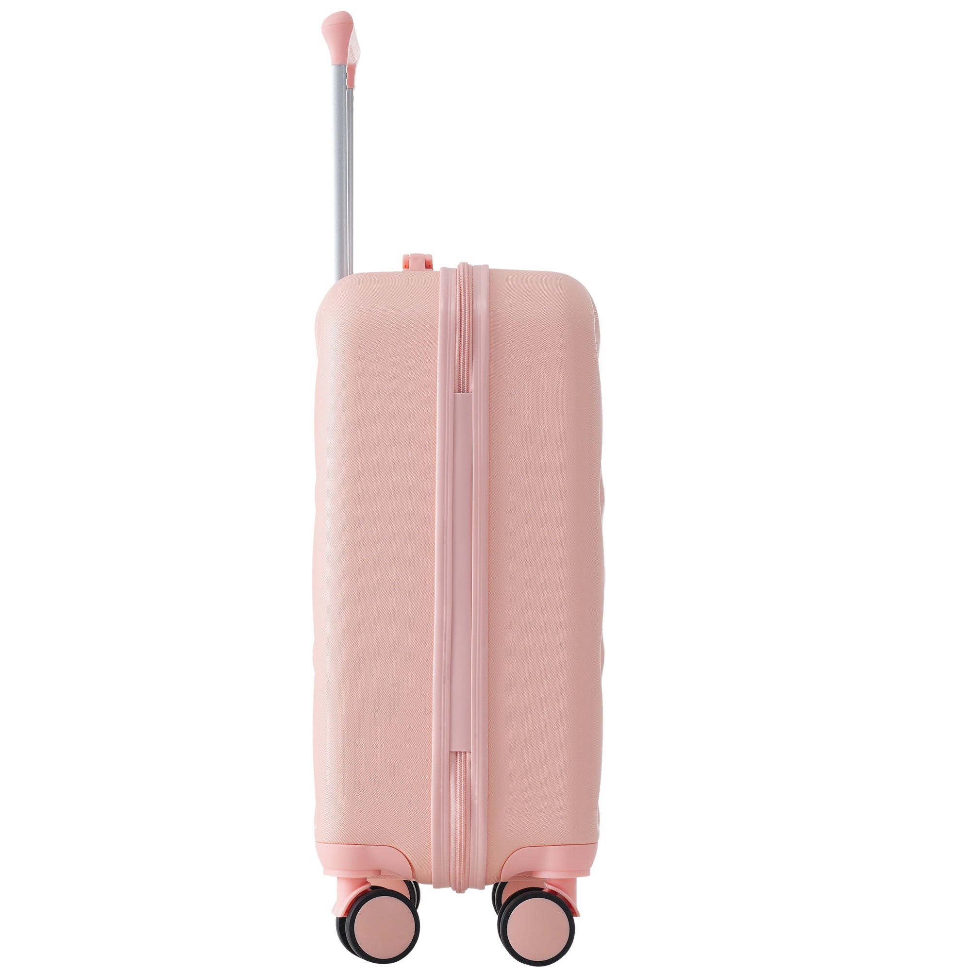 Logidon harde koffer 20 inch roze handbagage wielen TSA-sleuf