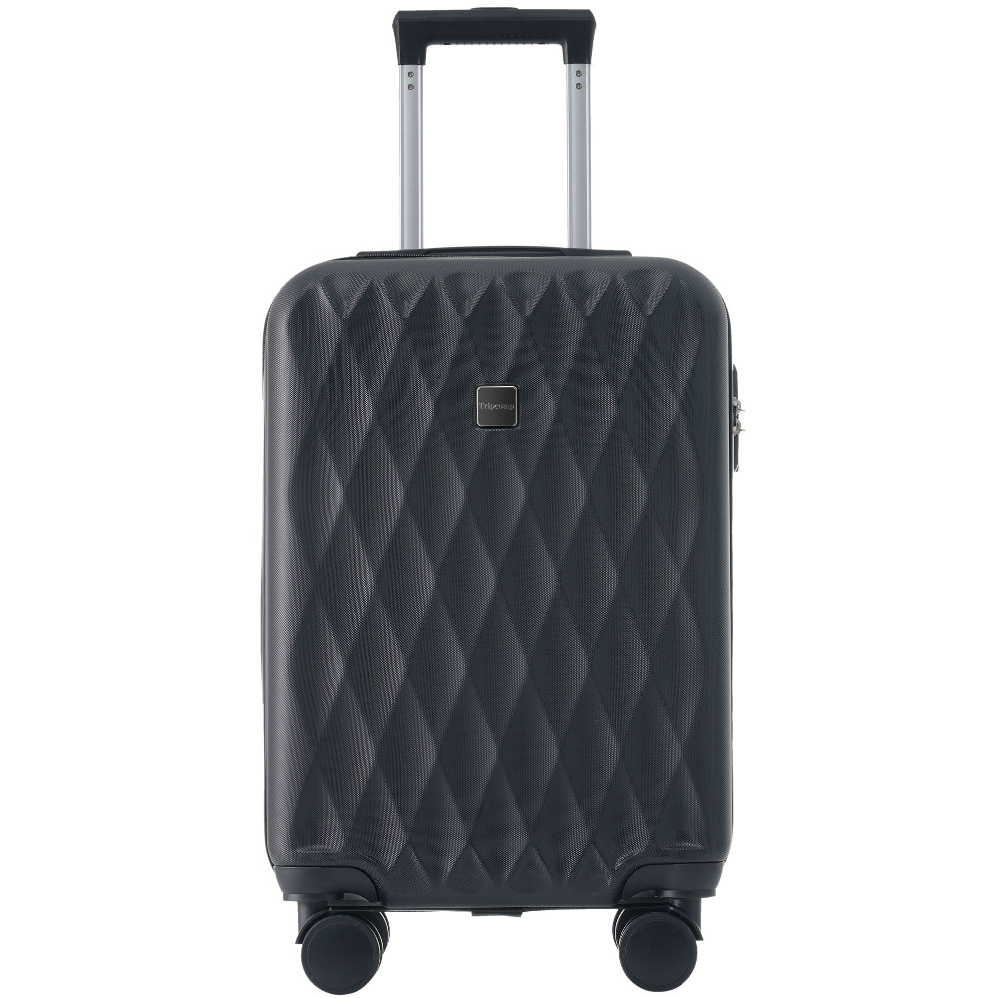Logidon Hardshell Koffer Zwart TSA 4 Wielen 36x23x56 Cm
