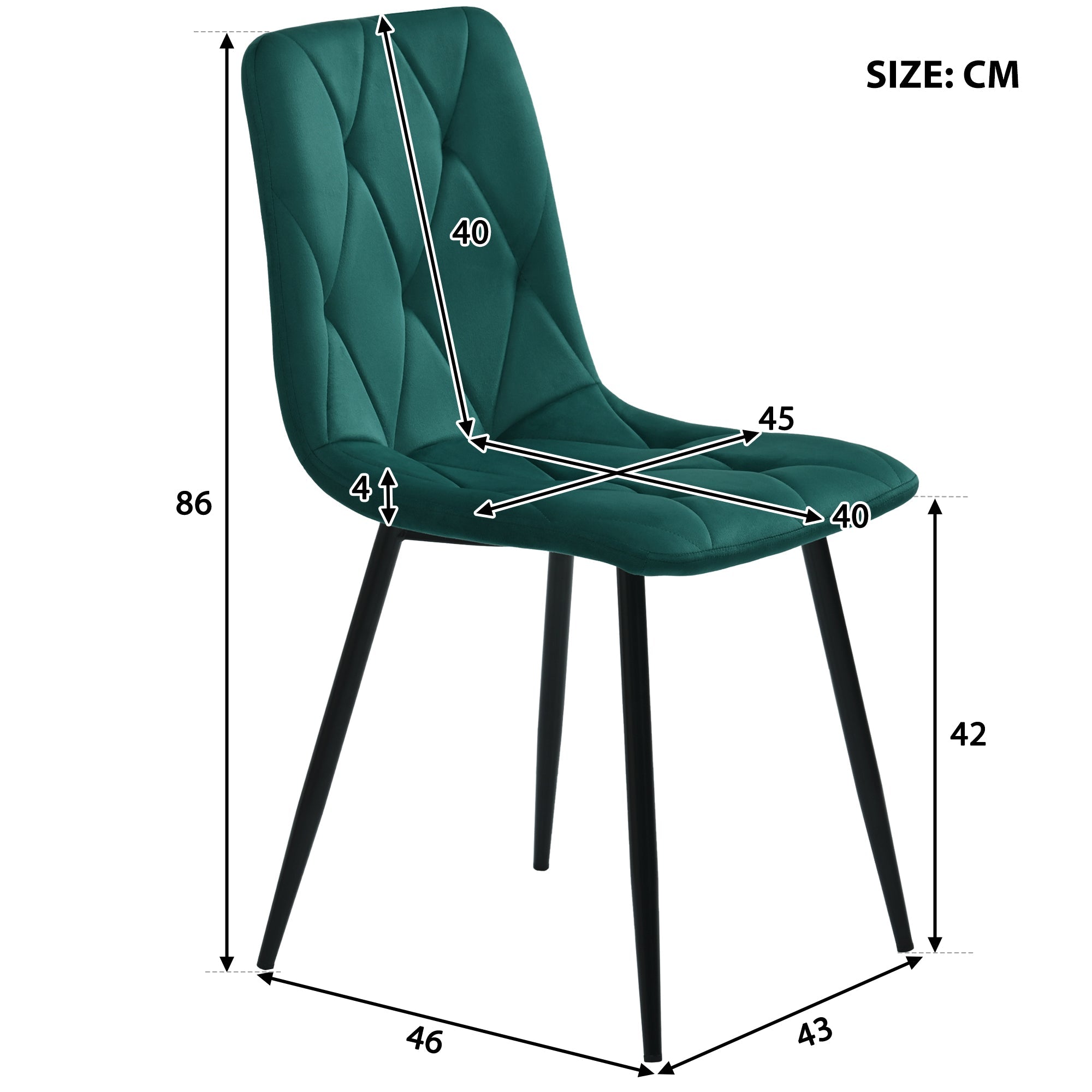 Logidon eettafelset 5-delig ronde marmerlook tafel en groene velours stoelen