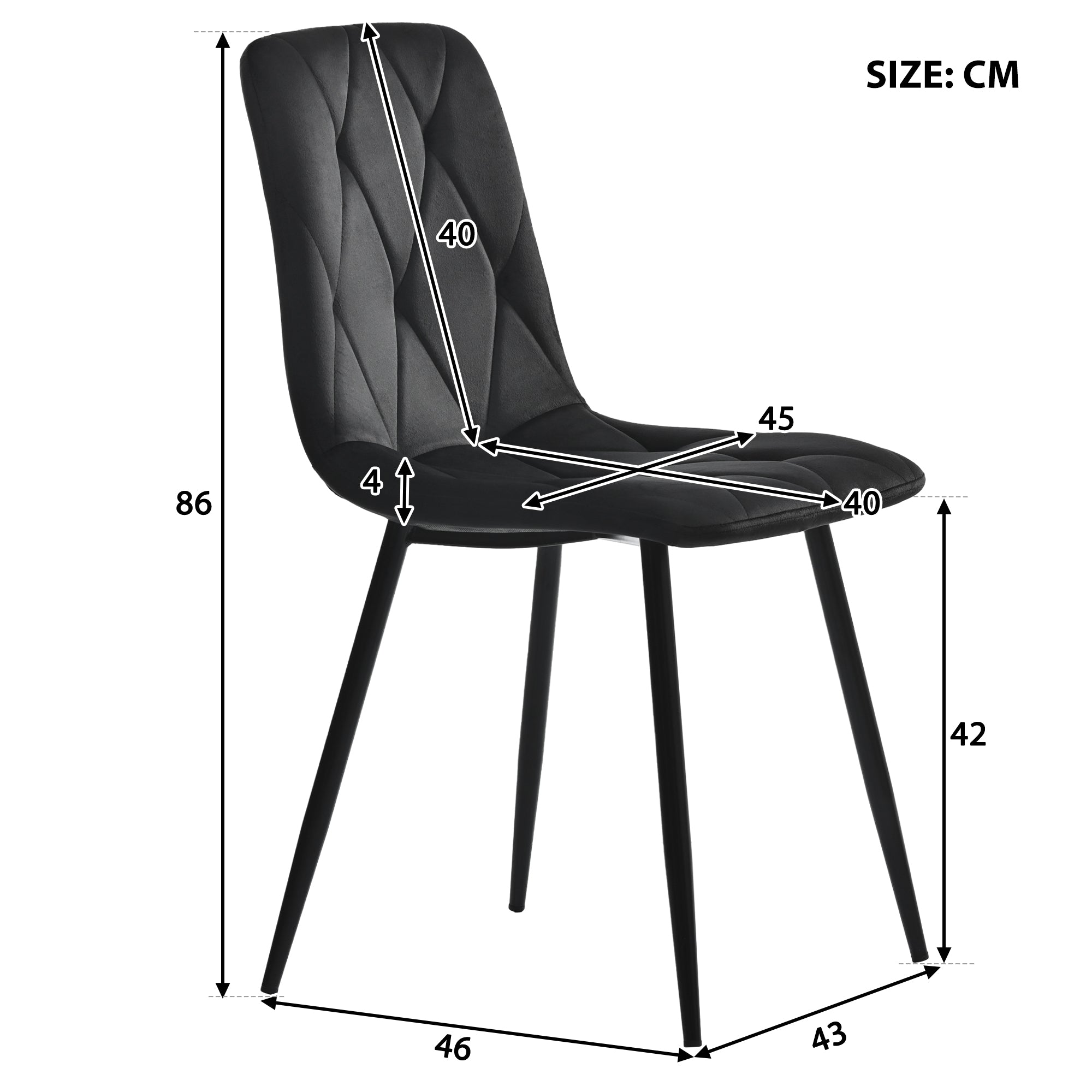 Logidon eettafel en stoelenset 5-delig rond wit marmerlook