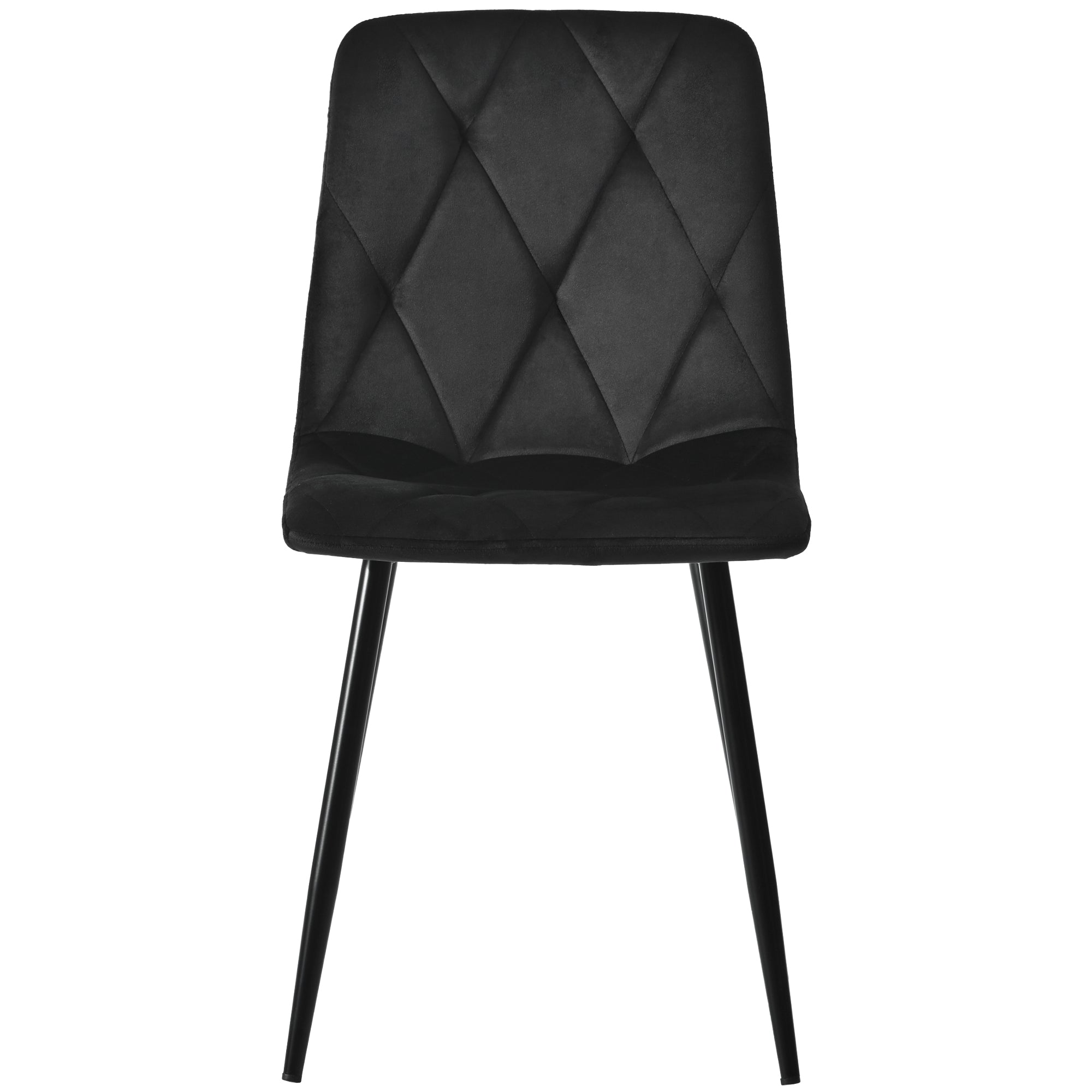 Logidon Hexagon marmeren witte eettafelset en zwart fluwelen stoelen