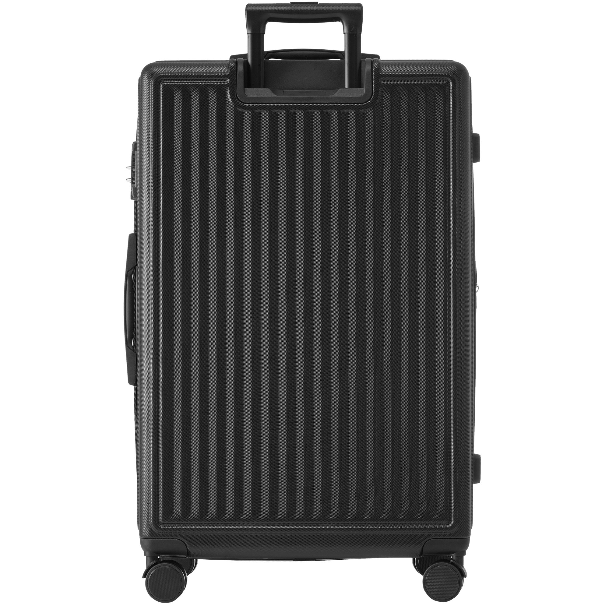 Logidon kofferset M-L-XL hardcase zwart TSA slot