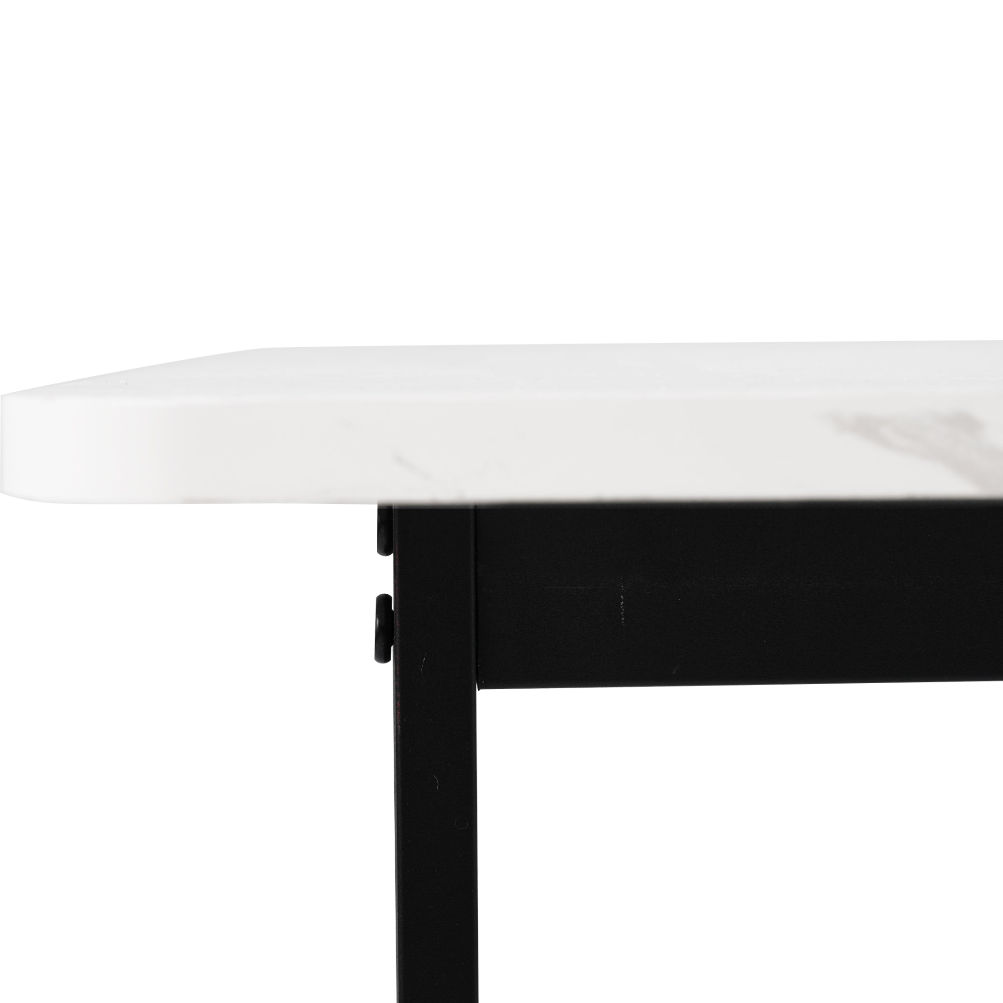 Logidon eetgroep 5-delig 140x80 cm witte MDF tafel donkergroene stoelen