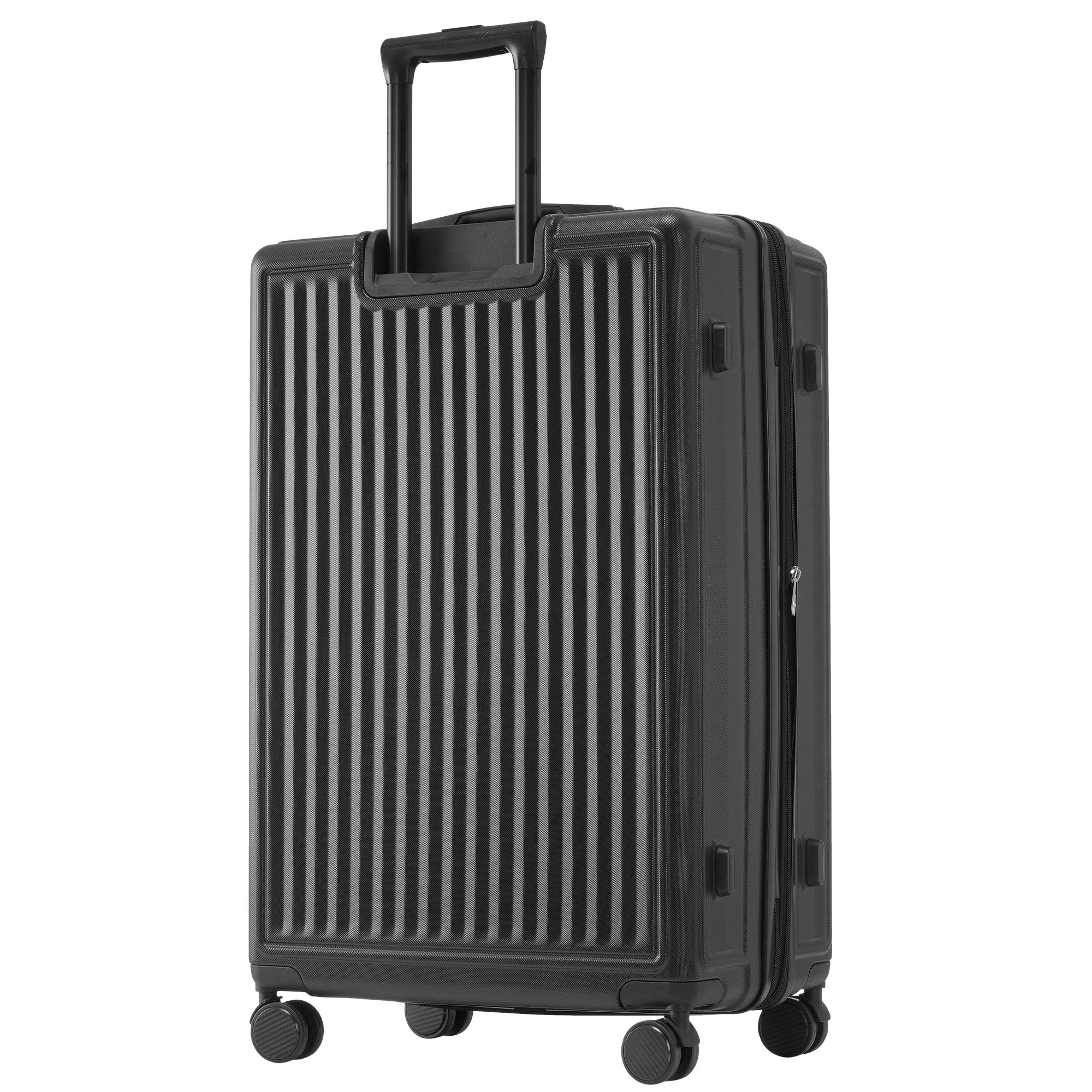 Logidon kofferset M-L-XL hardcase zwart TSA slot