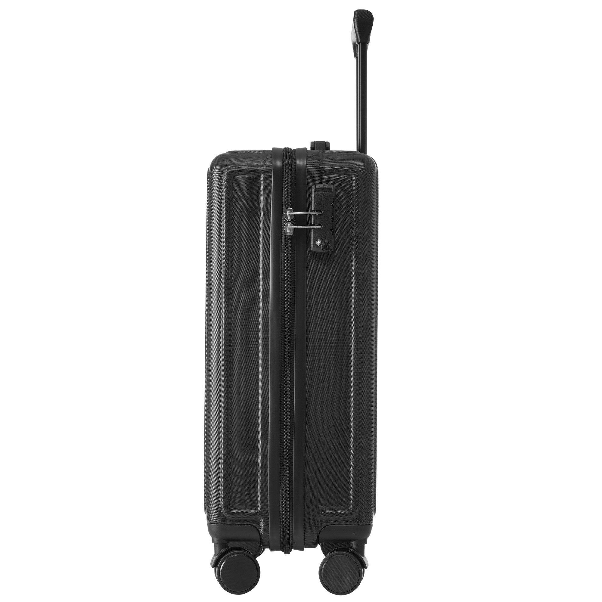 Logidon kofferset M-L-XL hardcase zwart TSA slot