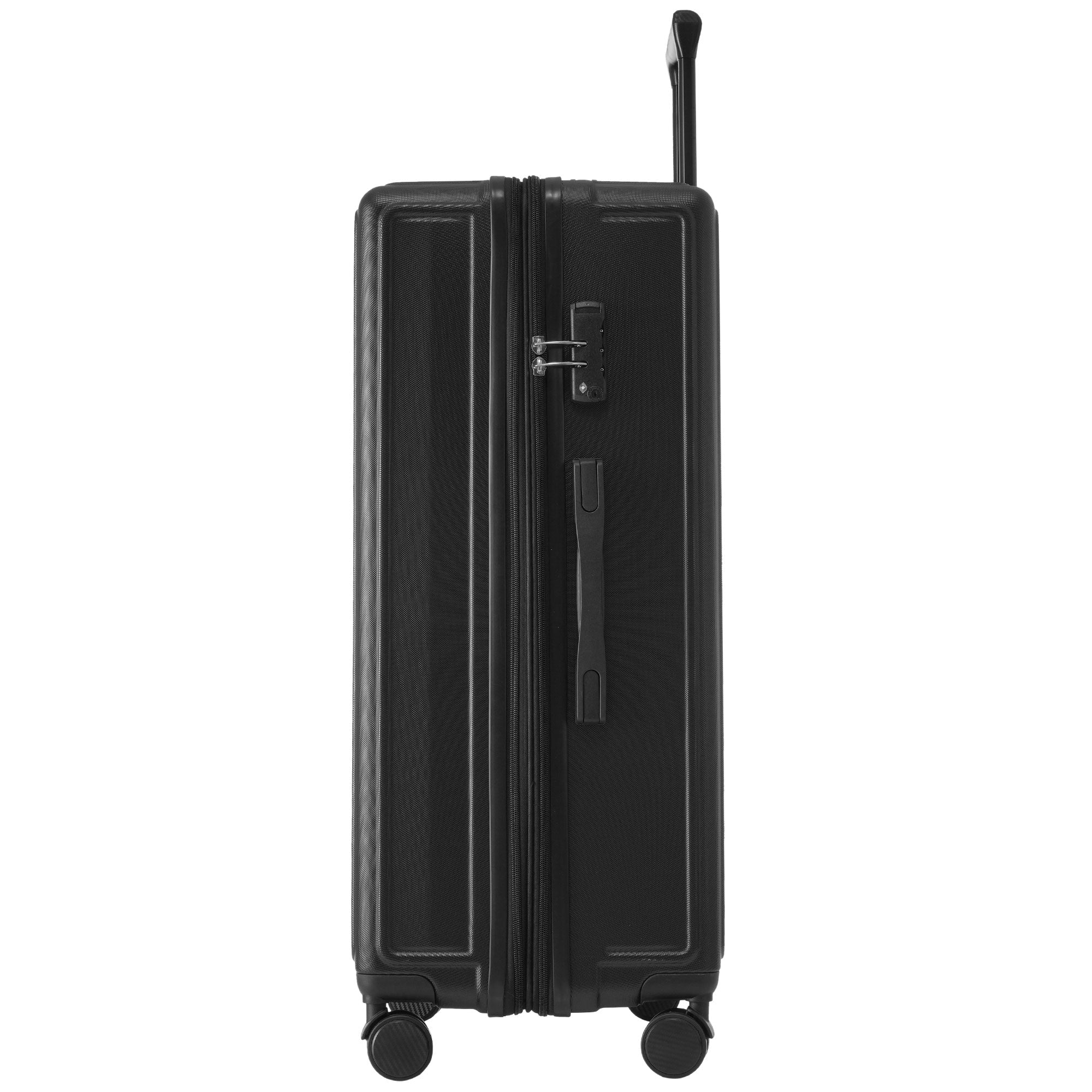 Logidon kofferset M-L-XL hardcase zwart TSA slot