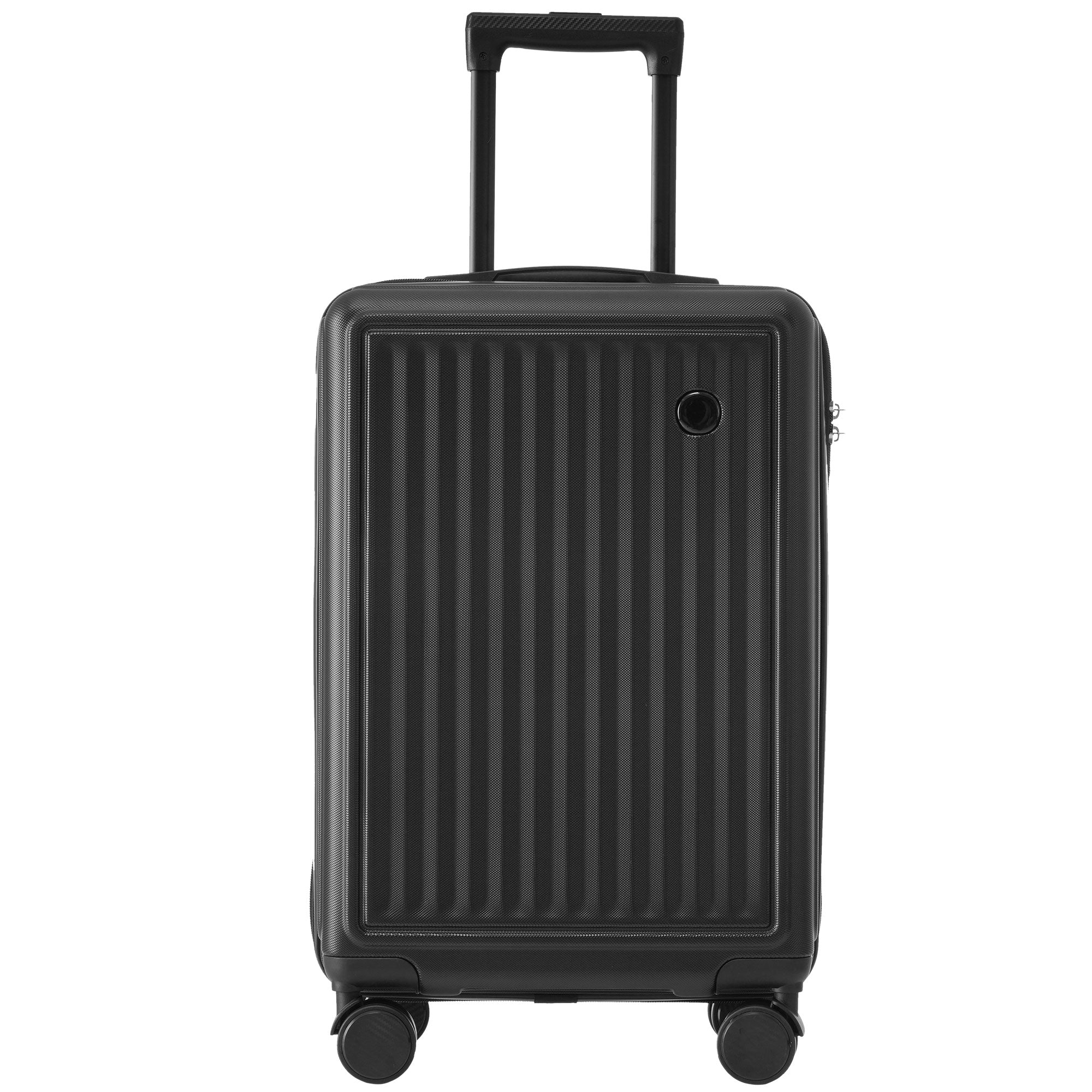 Logidon kofferset M-L-XL hardcase zwart TSA slot