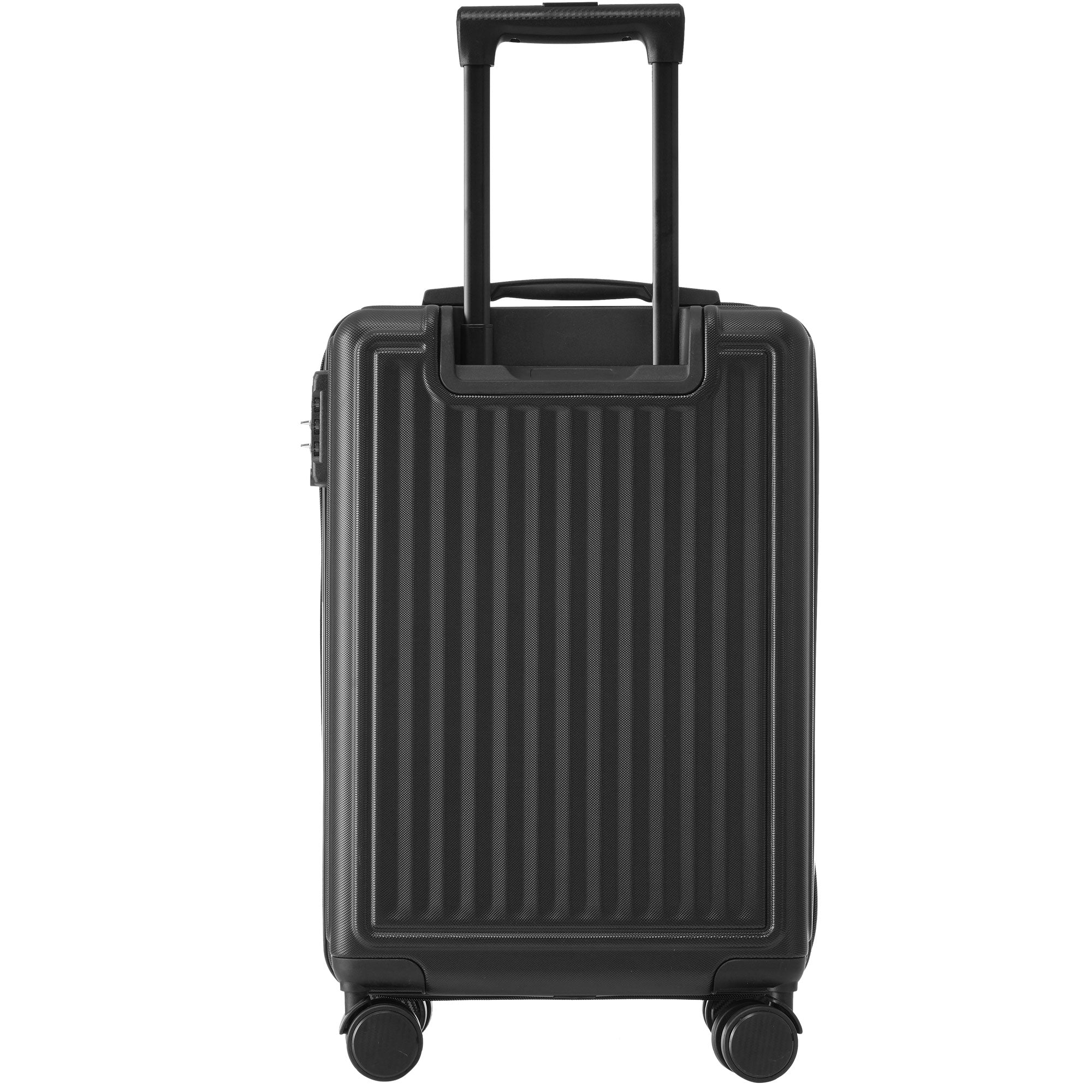 Logidon kofferset M-L-XL hardcase zwart TSA slot