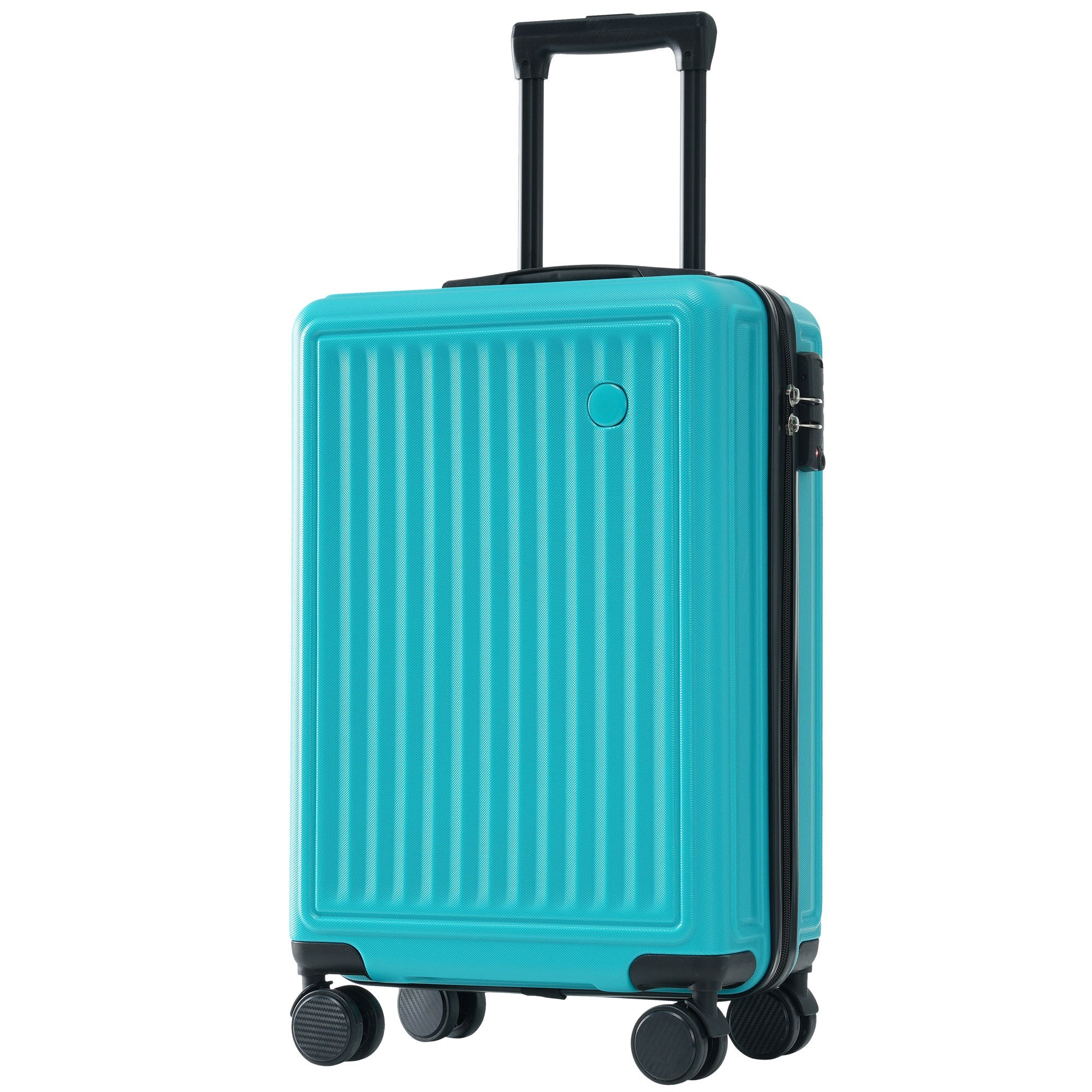 Logidon hardschalige koffer groen 50x35,5x22 cm 4 wielen TSA slot