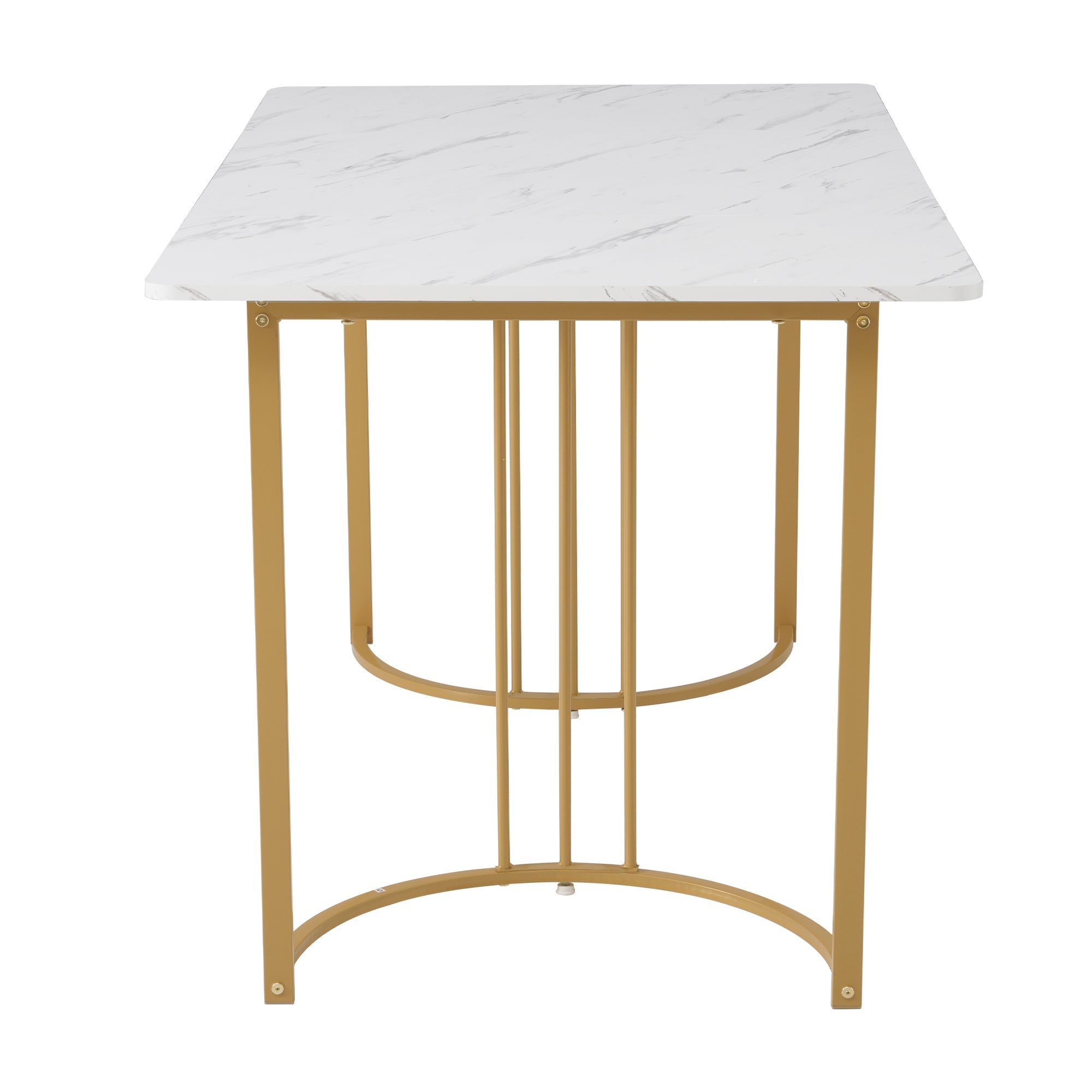 Logidon eetgroepset 5 stuks donkergroene fluwelen stoelen witte MDF tafel