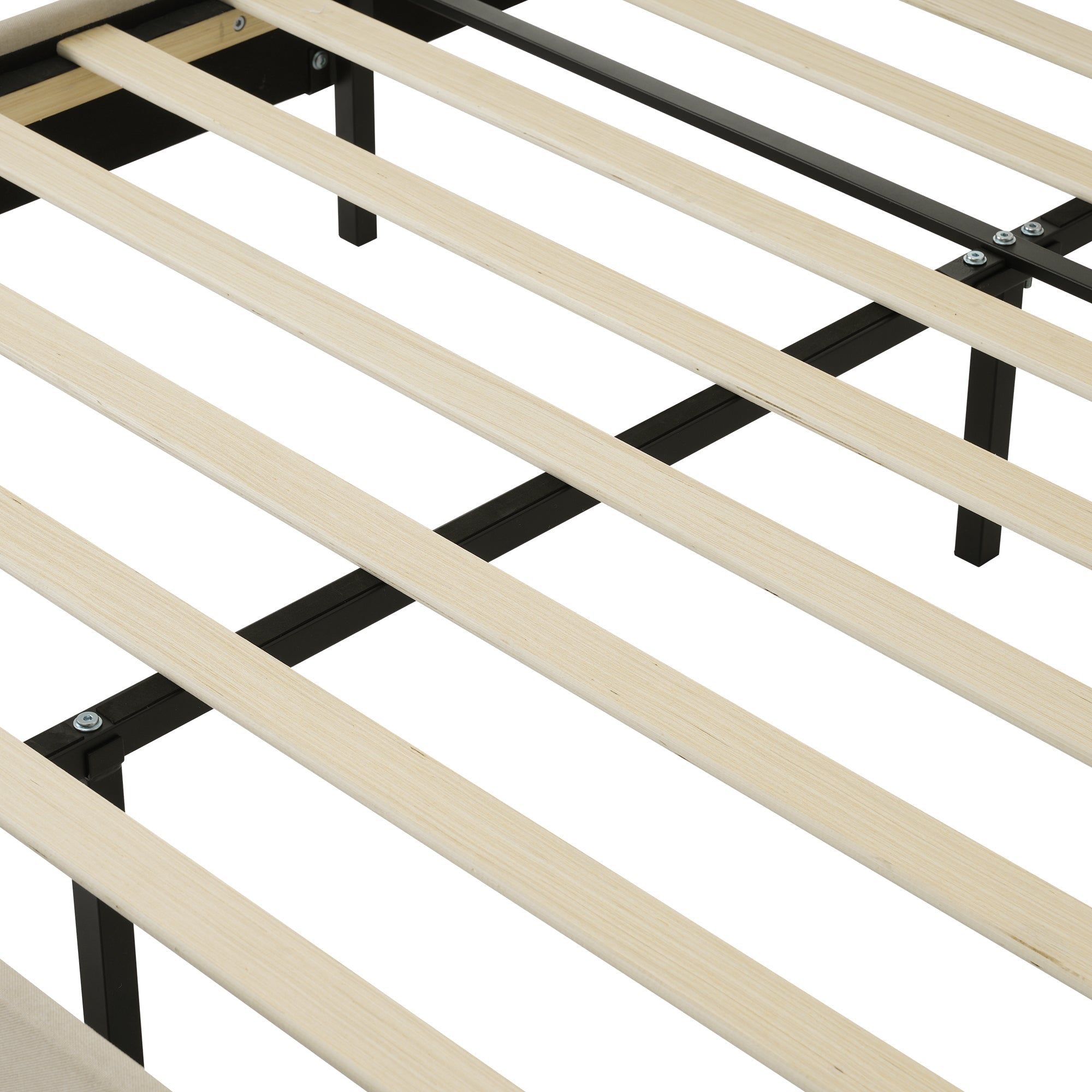 Logidon gestoffeerd bed LED tweepersoonsbed 140x200 beige verstelbaar hoofdbord