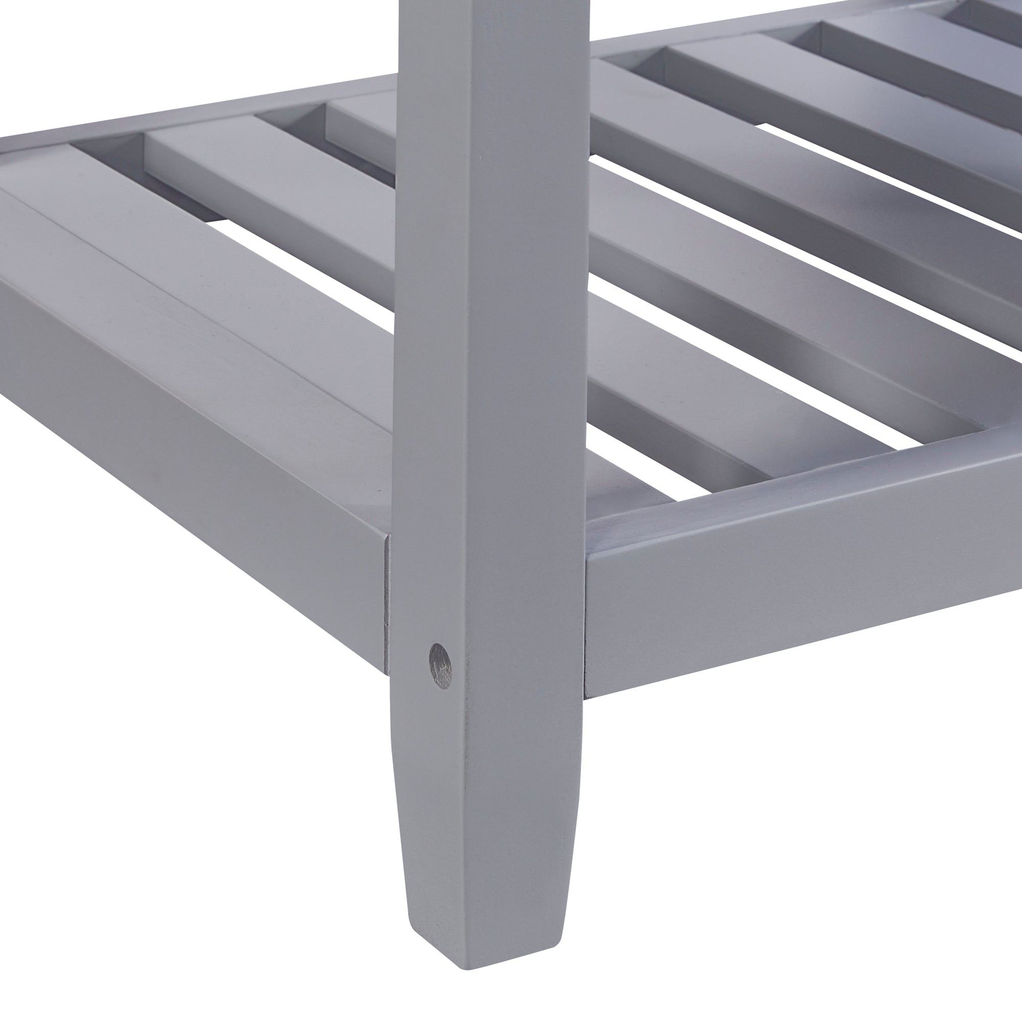 Logidon badkamermeubel 60 cm wastafel met keramische wastafel lichtgrijs