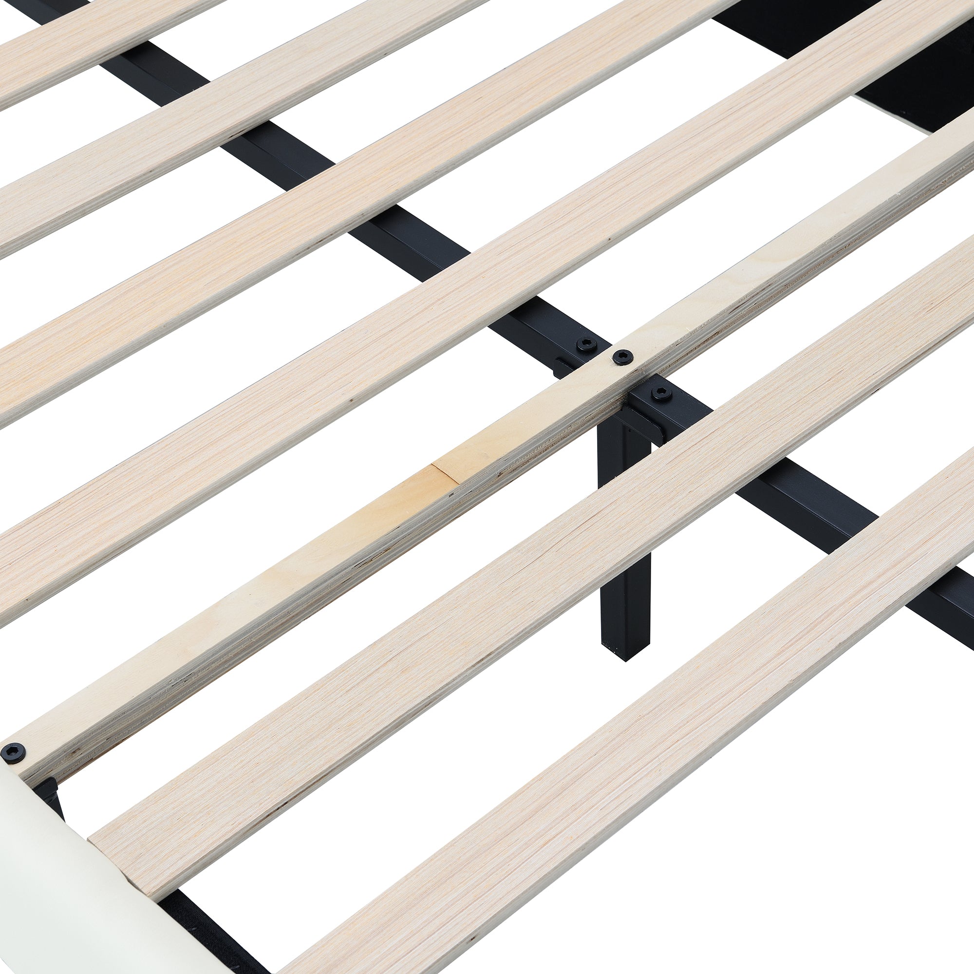 Logidon gestoffeerd bed 90x200cm wit wave hoofdbord LED