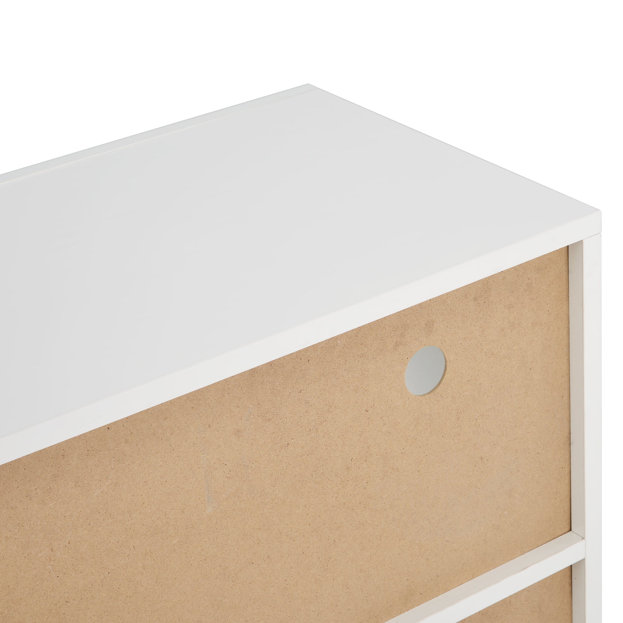 Logidon Hoogglans dressoir wit LED verlichting 130x35x95 cm