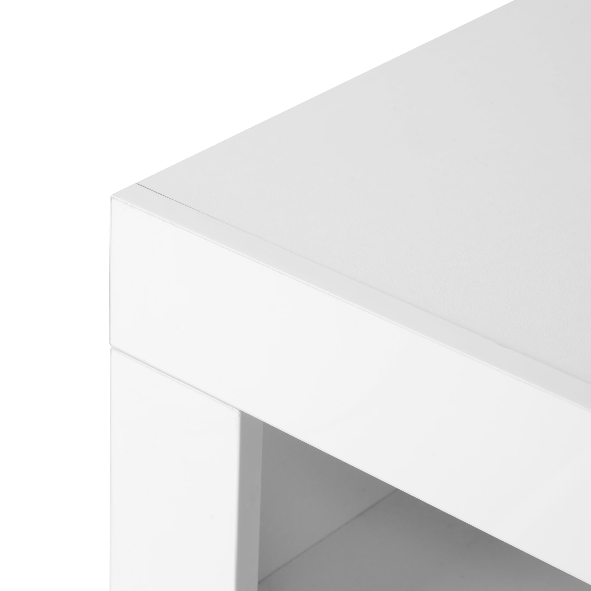 Logidon Hoogglans dressoir wit LED verlichting 130x35x95 cm