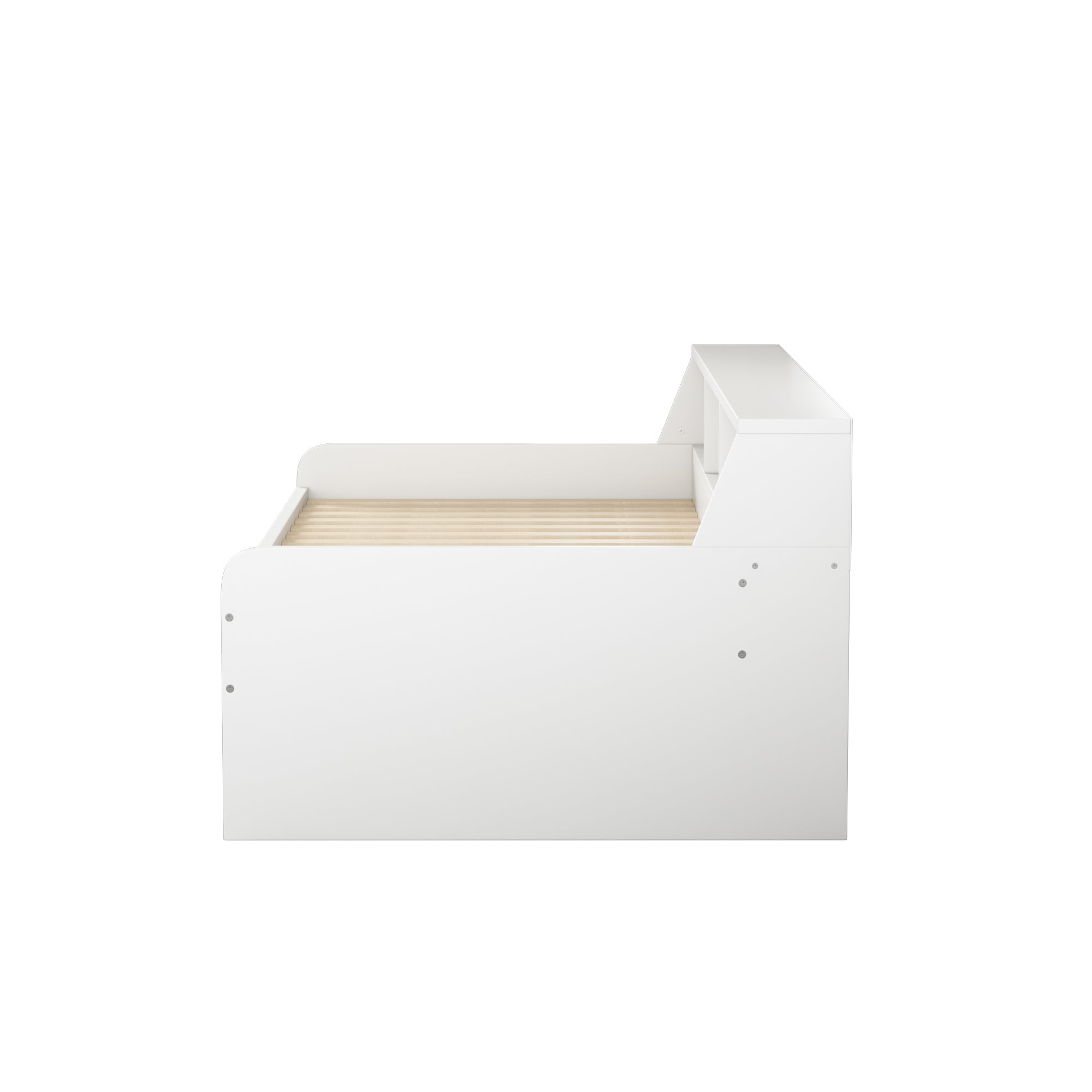 Logidon daybed 90x200 cm met opbergruimte en twee lades wit